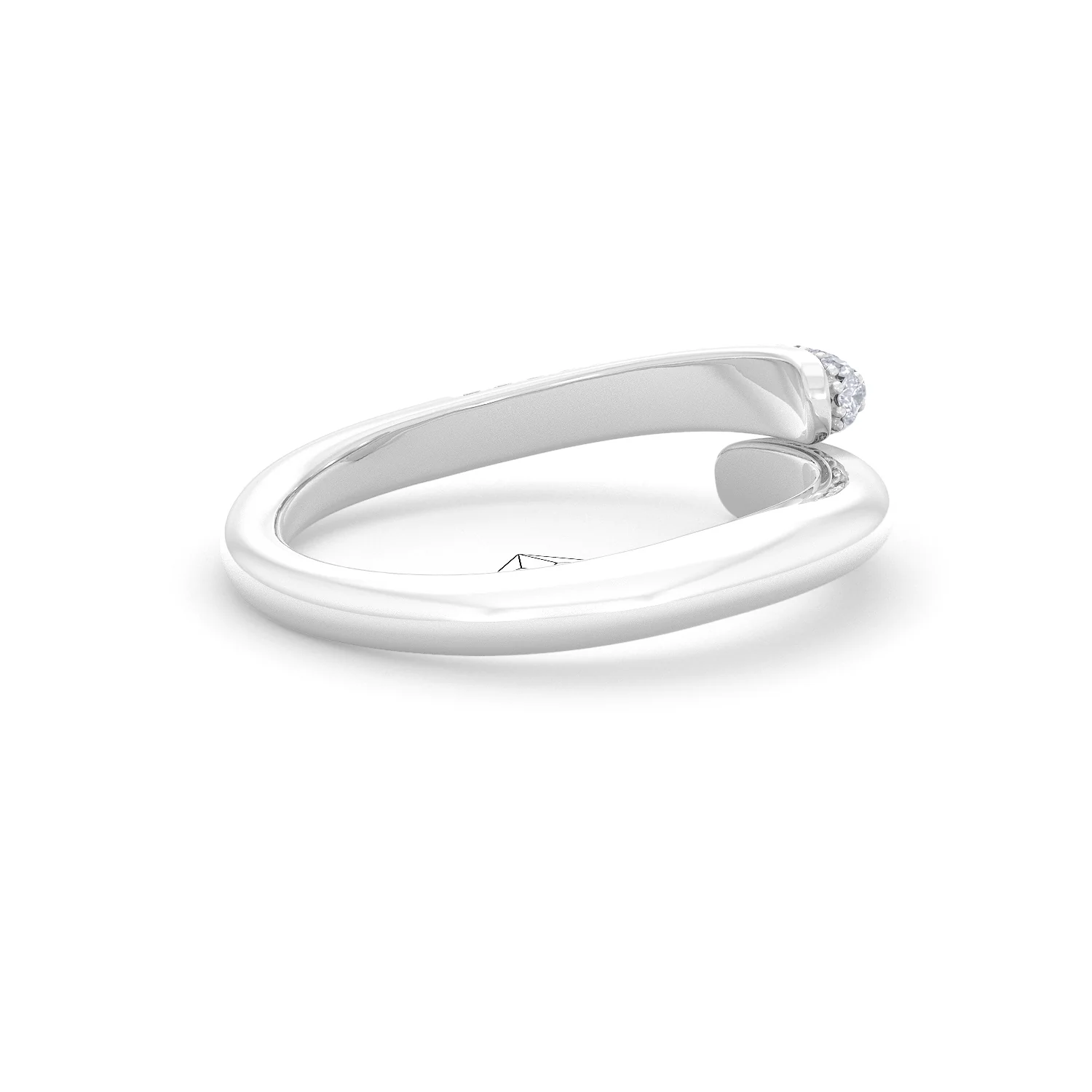 0.30ct Lab Diamond Pavé Wrap Ring in Sterling Silver - Image 34