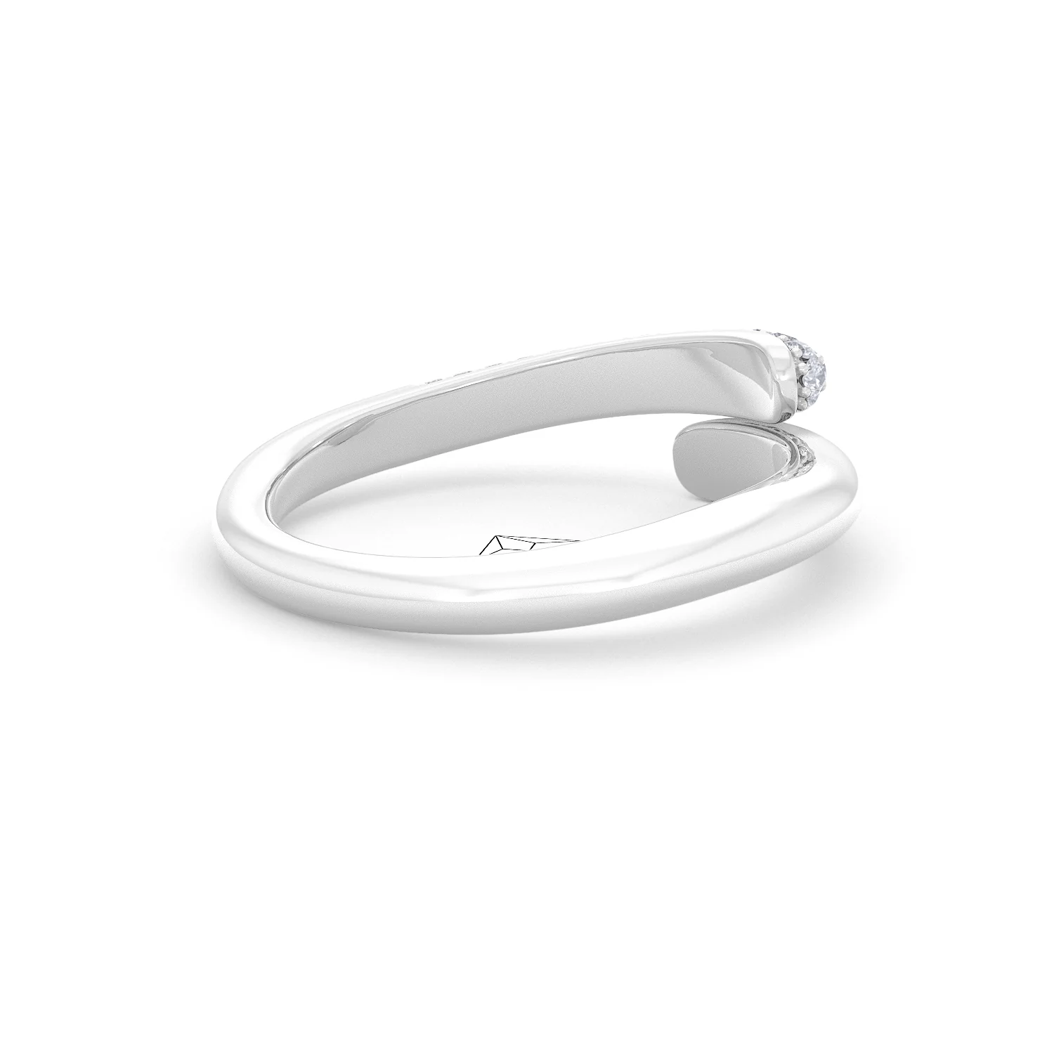 0.30ct Lab Diamond Pavé Wrap Ring in Sterling Silver - Image 35