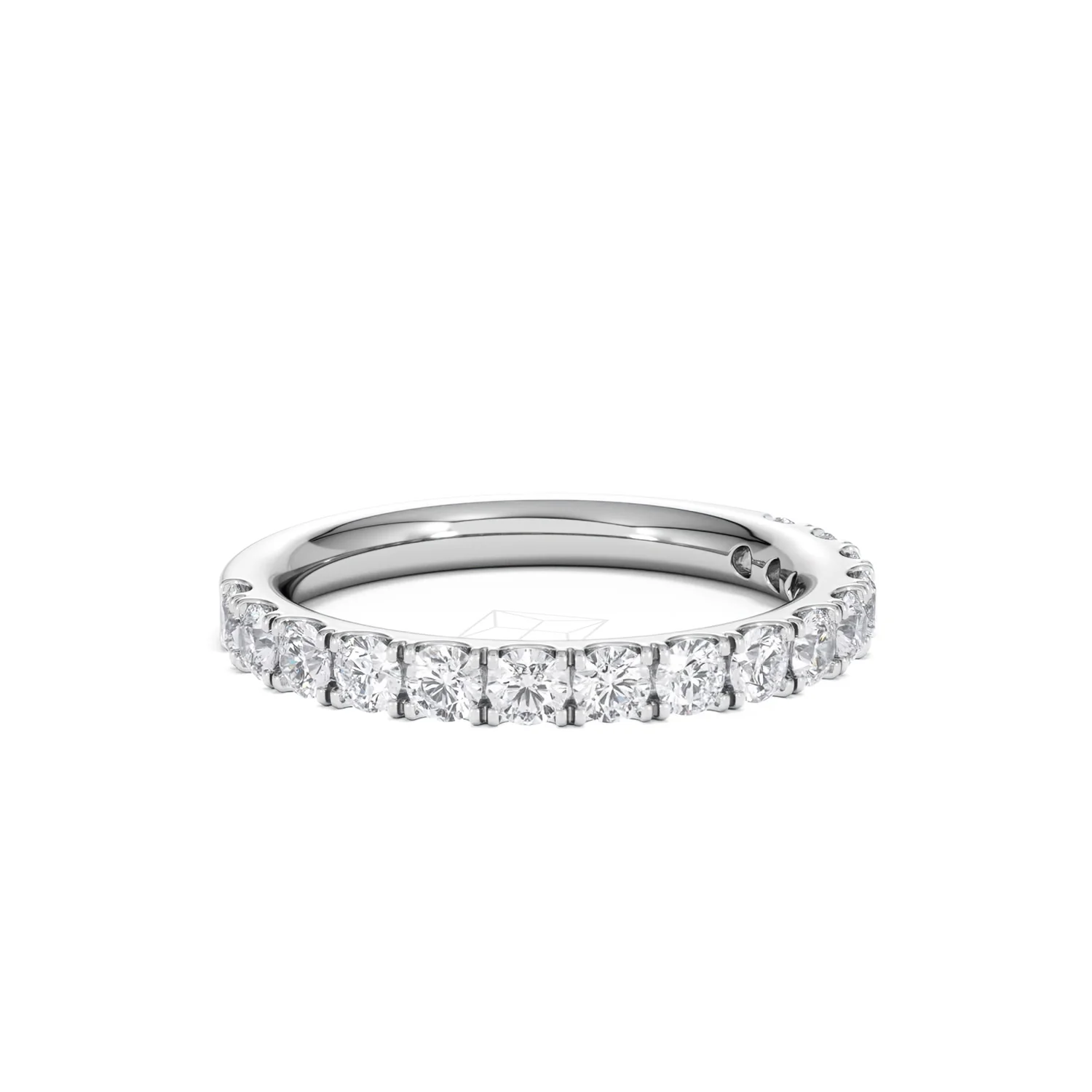 15 Stone Chloe 18K White Gold Diamond Eternity Ring 1.00ct H/Si - Image 16