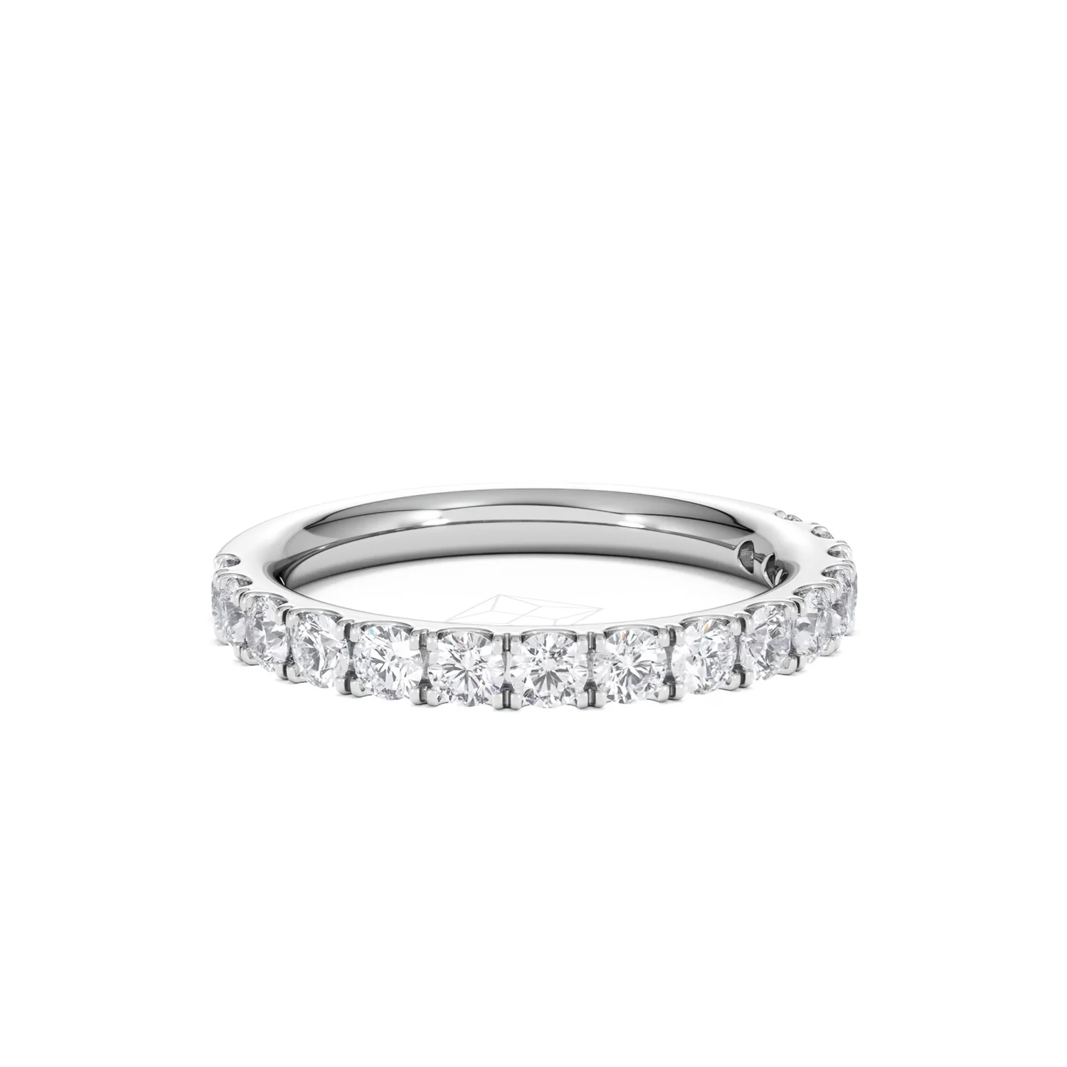 15 Stone Chloe 18K White Gold Lab Diamond Eternity Ring 1.00ct G/Vs - Image 14
