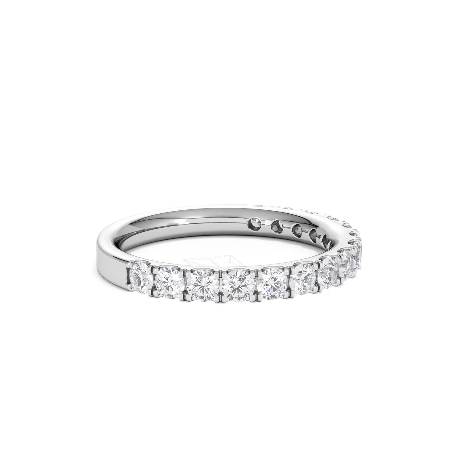 15 Stone Chloe 18K White Gold Lab Diamond Eternity Ring 1.00ct G/Vs - Image 24