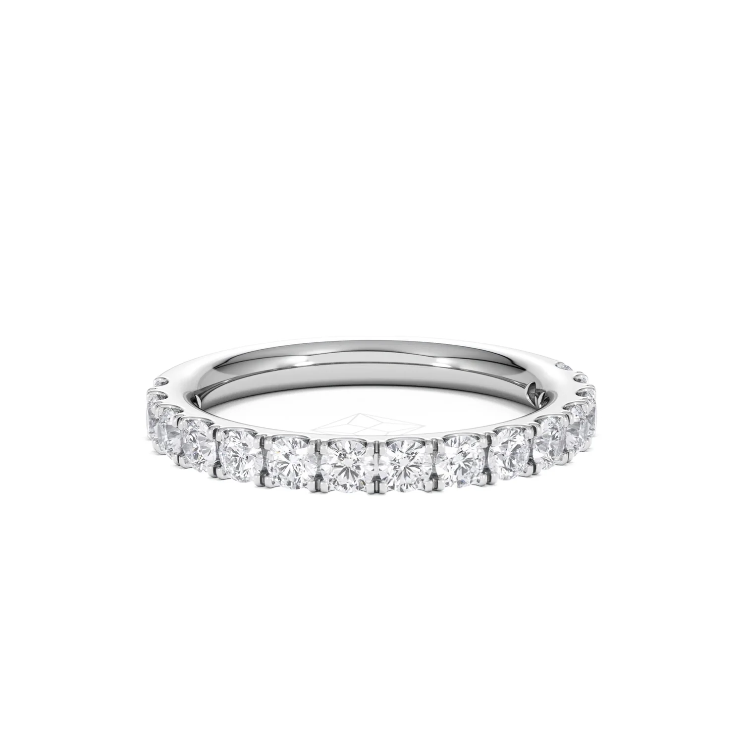 15 Stone Chloe Platinum Diamond Half Eternity Ring 1.00ct H/Si - Image 12