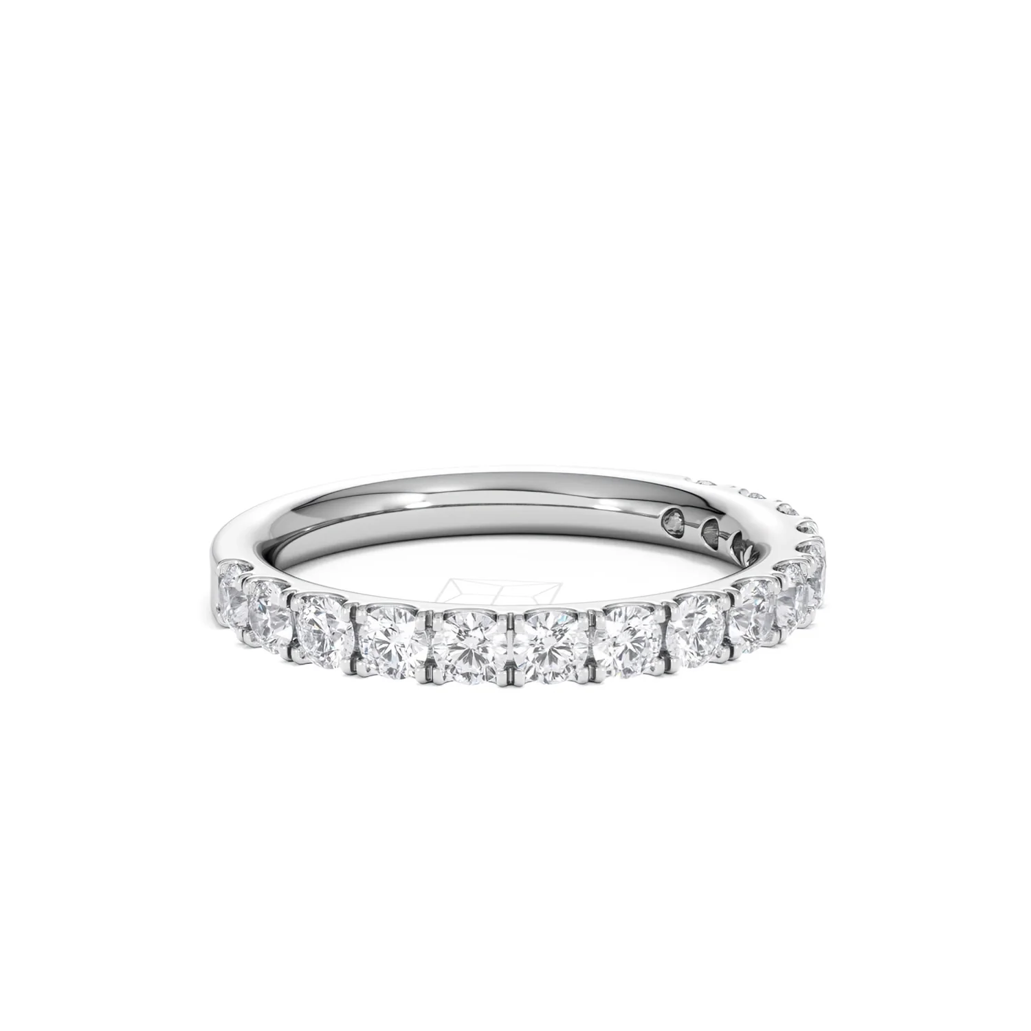 15 Stone Chloe Platinum Diamond Half Eternity Ring 1.00ct H/Si - Image 18