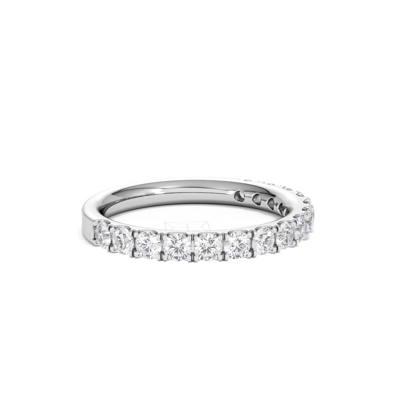 15 Stone Chloe Platinum Diamond Half Eternity Ring 1.00ct H/Si - Image 21