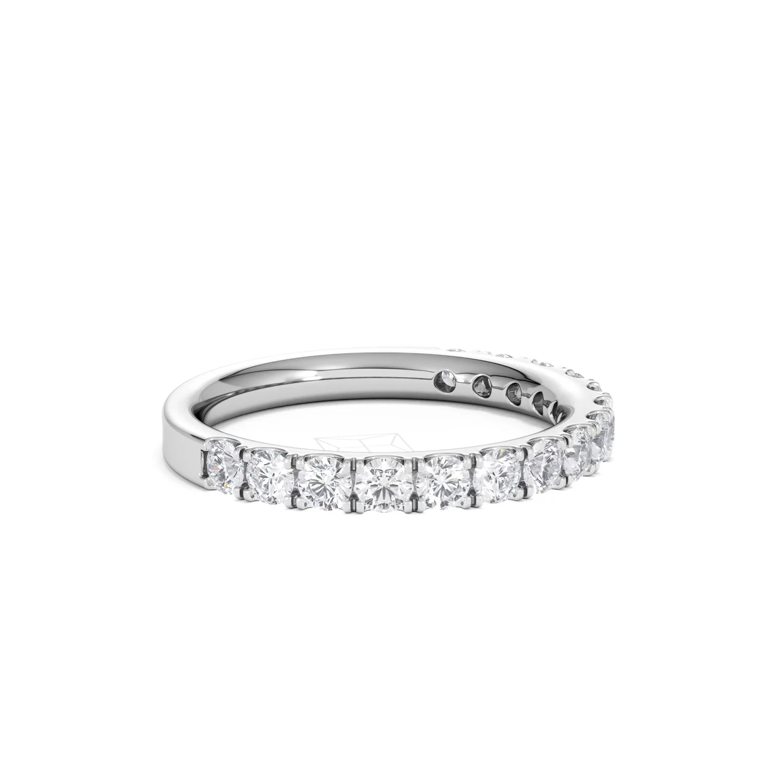15 Stone Chloe Platinum Diamond Half Eternity Ring 1.00ct H/Si - Image 23
