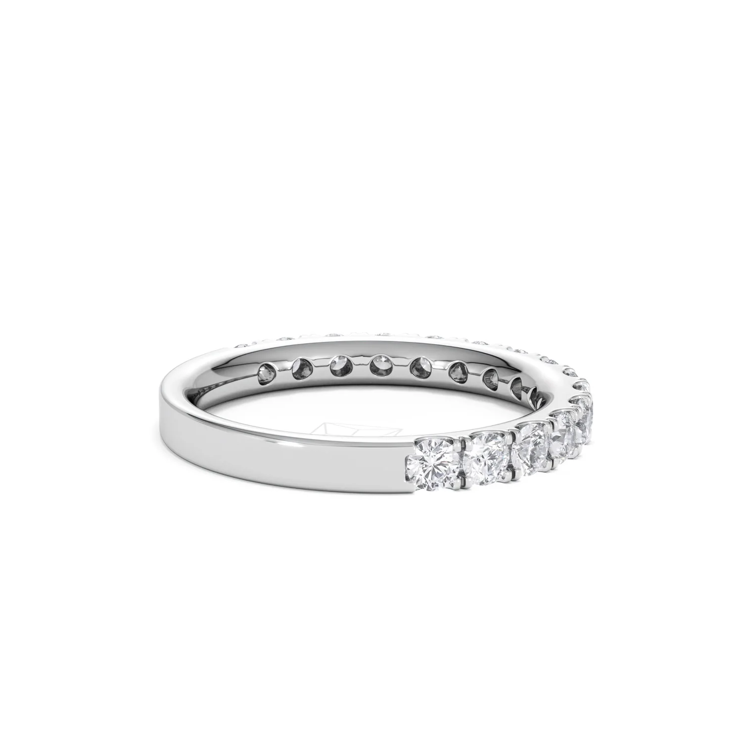 15 Stone Chloe Platinum Diamond Half Eternity Ring 1.00ct H/Si - Image 36
