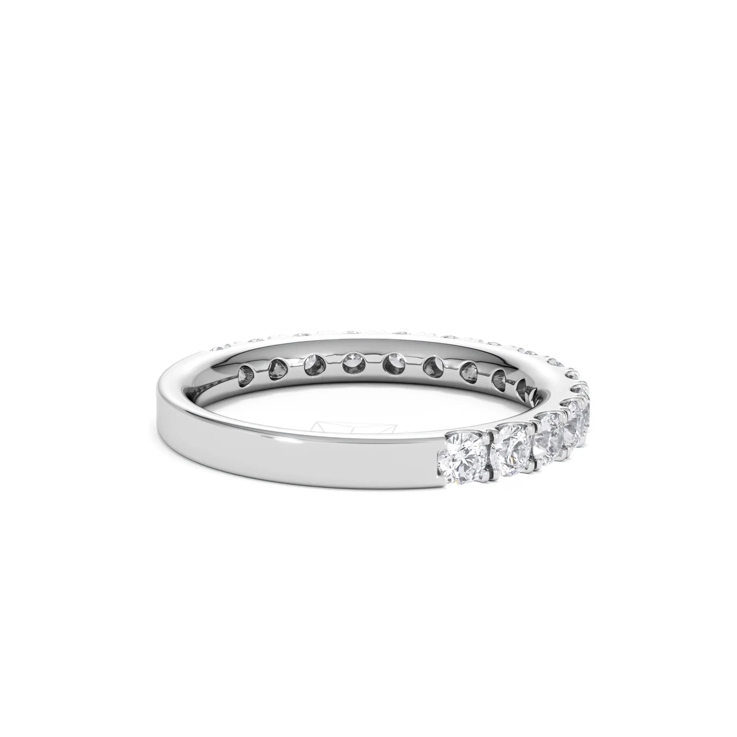 15 Stone Chloe Platinum Diamond Half Eternity Ring 1.00ct H/Si - Image 38