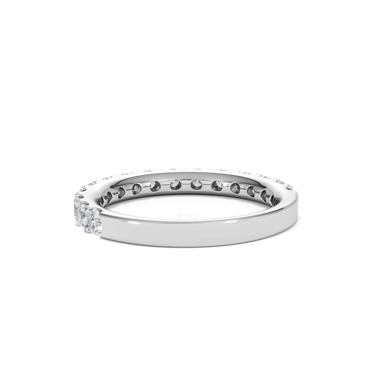 15 Stone Chloe Platinum Diamond Half Eternity Ring 1.00ct H/Si - Image 55