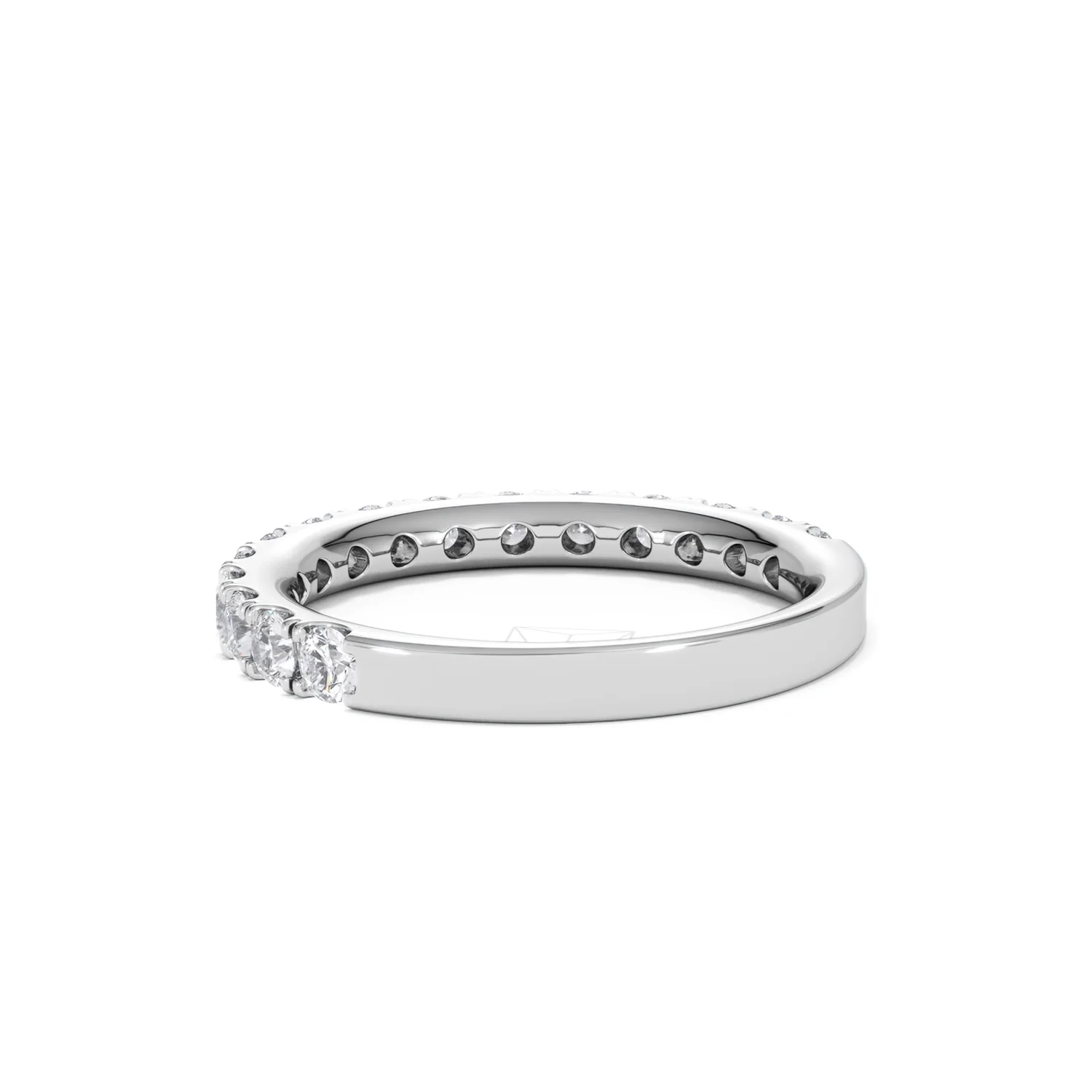 15 Stone Chloe Platinum Diamond Half Eternity Ring 1.00ct H/Si - Image 58