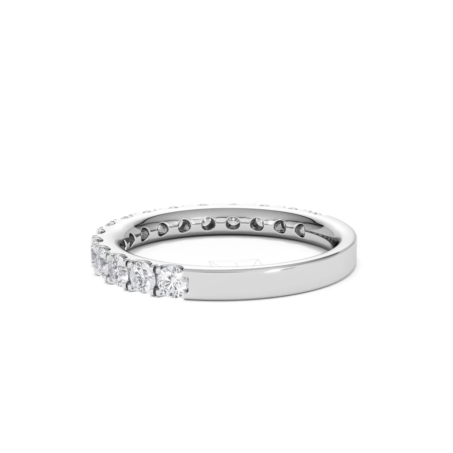 15 Stone Chloe Platinum Diamond Half Eternity Ring 1.00ct H/Si - Image 62
