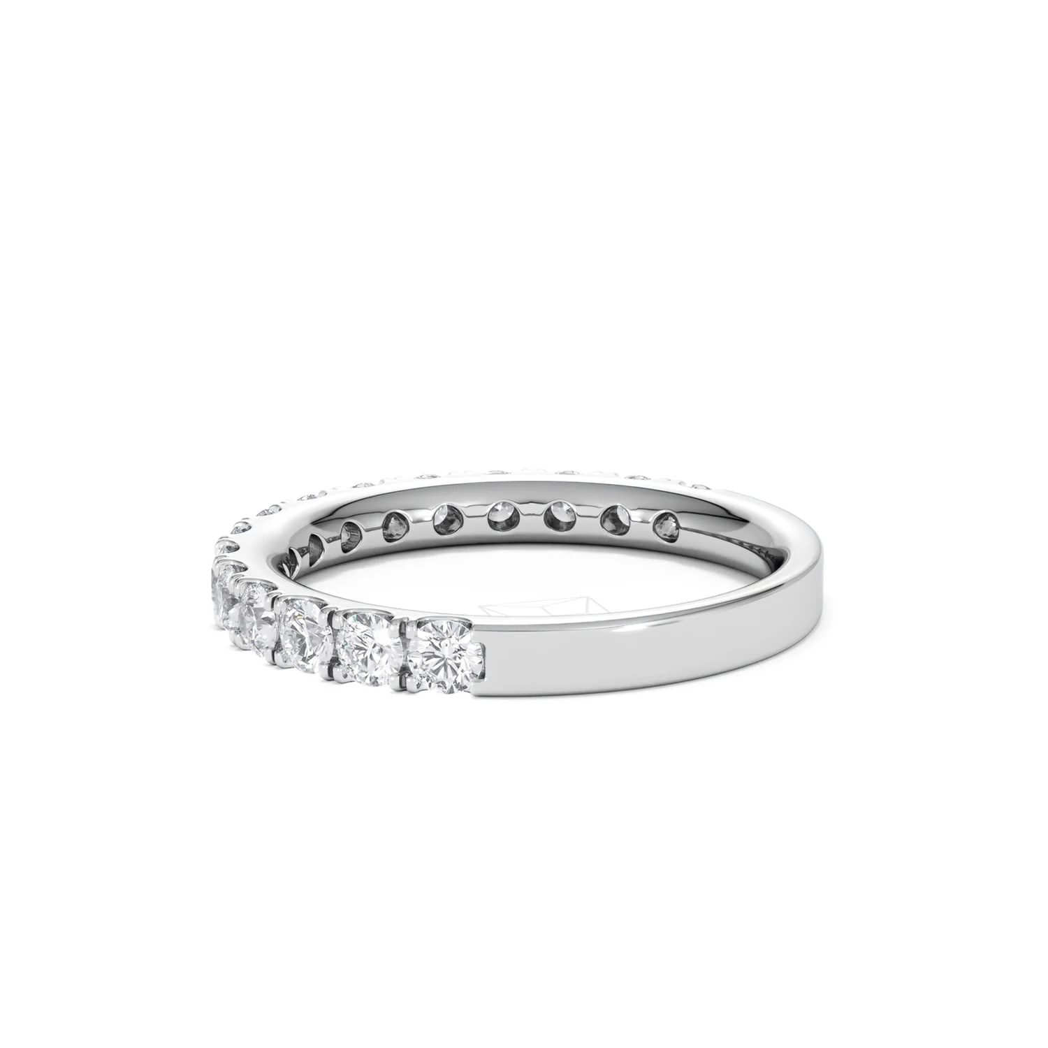 15 Stone Chloe Platinum Diamond Half Eternity Ring 1.00ct H/Si - Image 64