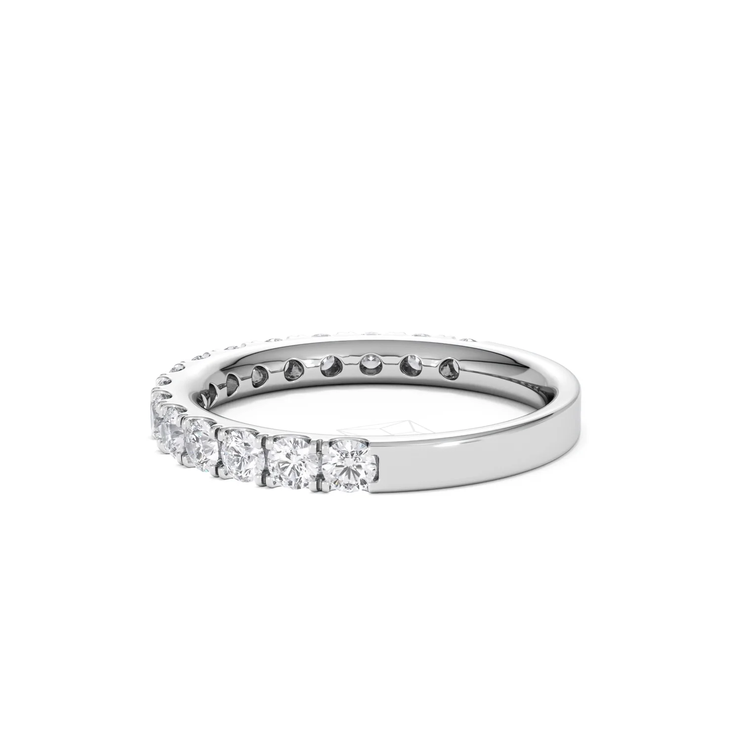 15 Stone Chloe Platinum Diamond Half Eternity Ring 1.00ct H/Si - Image 66