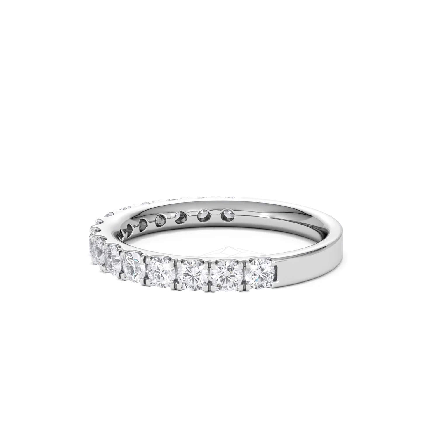15 Stone Chloe Platinum Diamond Half Eternity Ring 1.00ct H/Si - Image 71