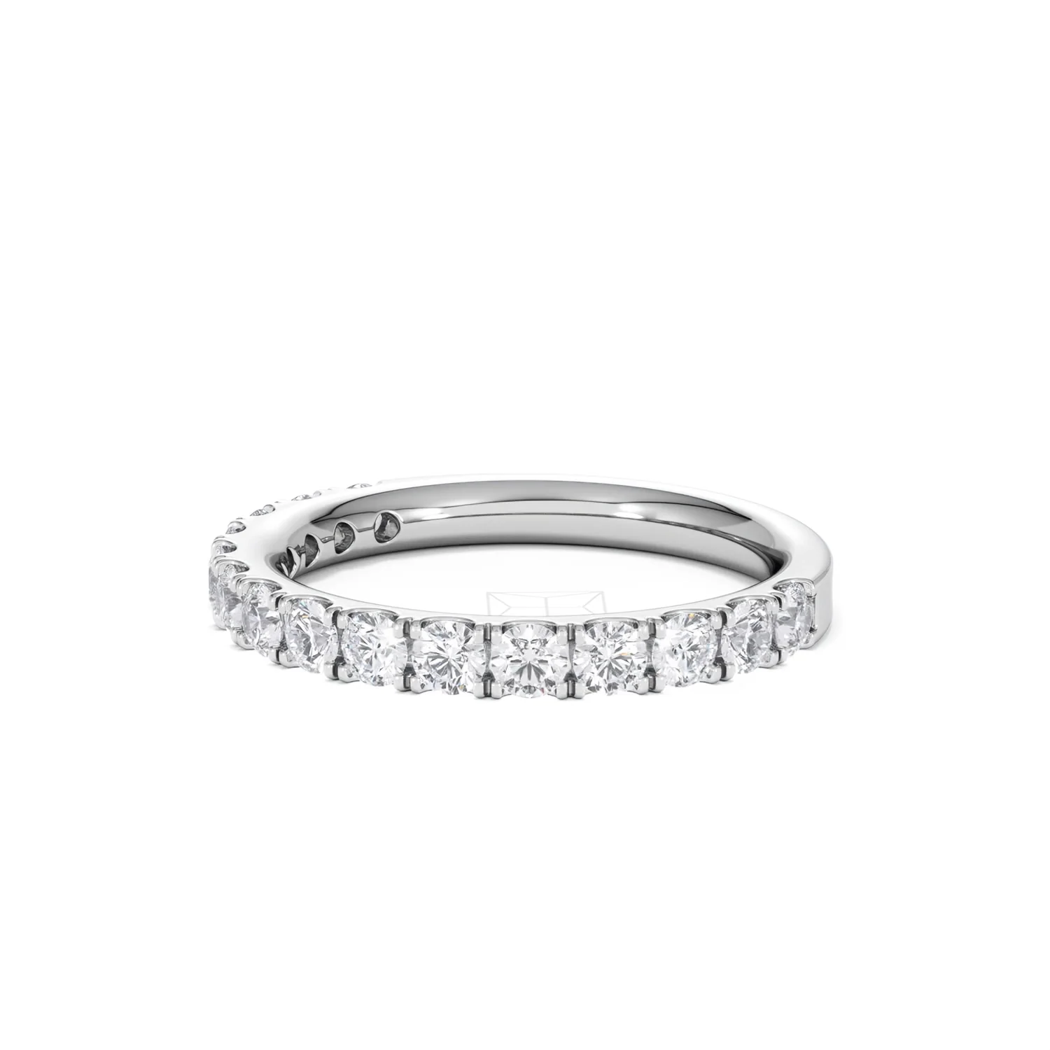 15 Stone Chloe Platinum Diamond Half Eternity Ring 1.00ct H/Si - Image 80