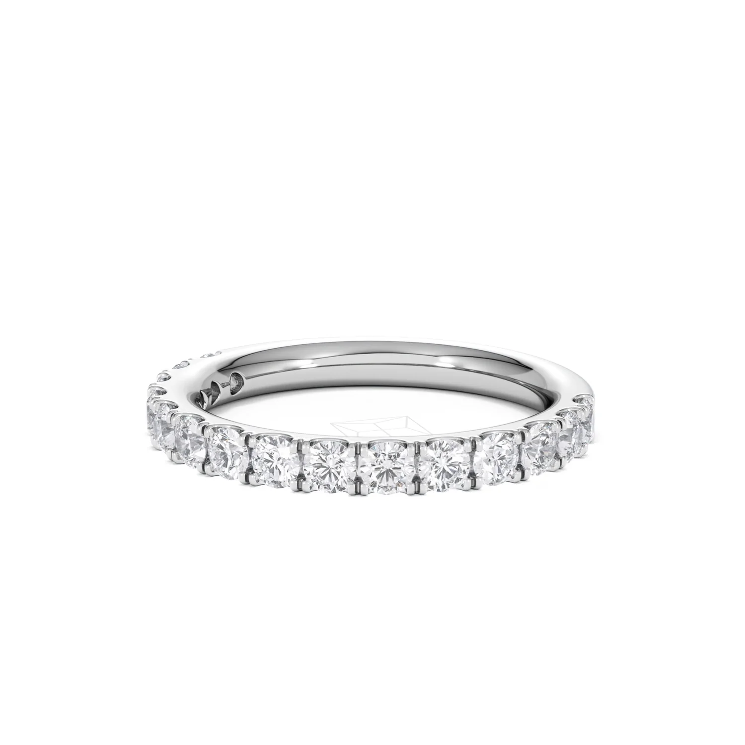 15 Stone Chloe Platinum Diamond Half Eternity Ring 1.00ct H/Si - Image 84