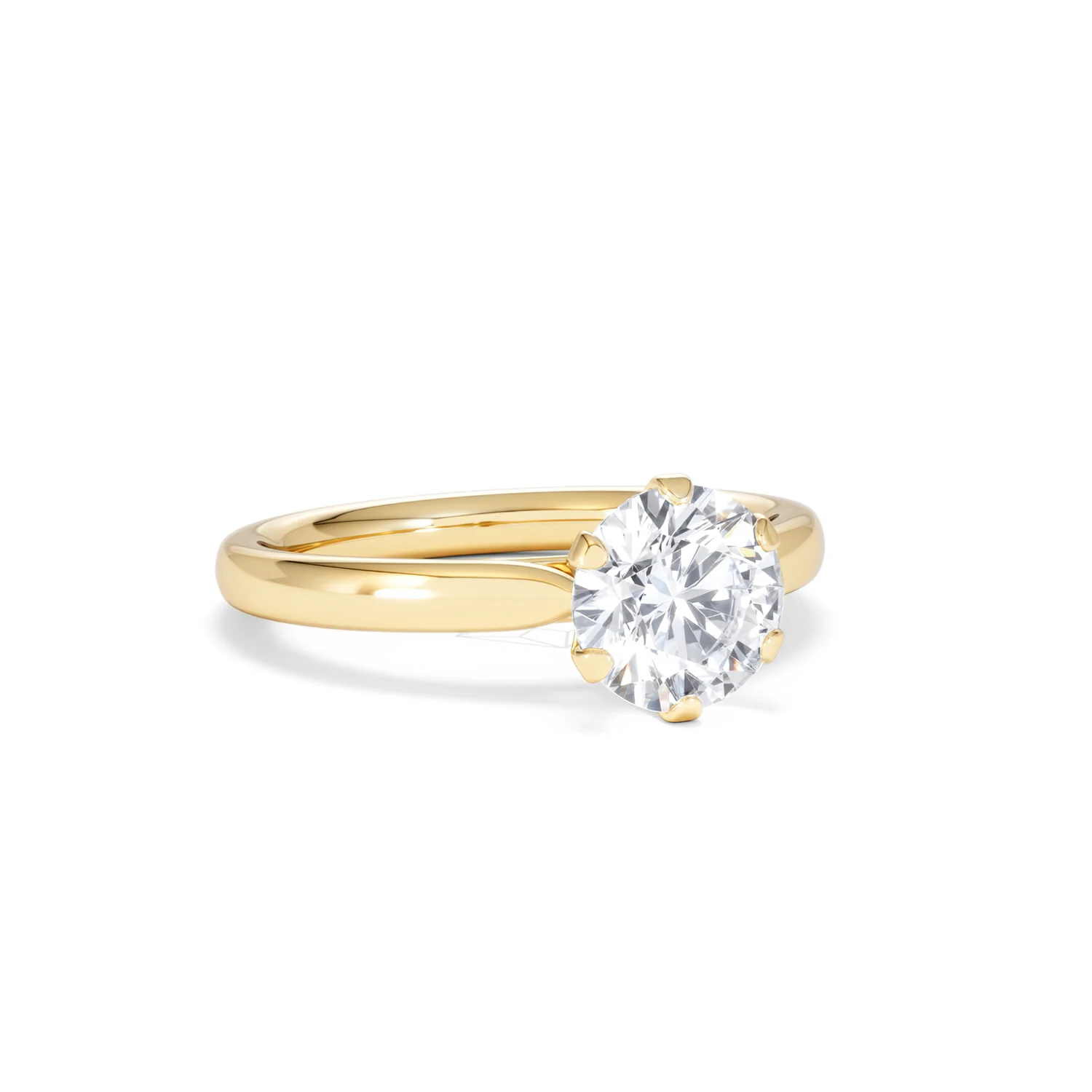 1.5ct Diamond Engagement Ring Low Set Chloe Lab F/VS1 18K Gold - Image 13