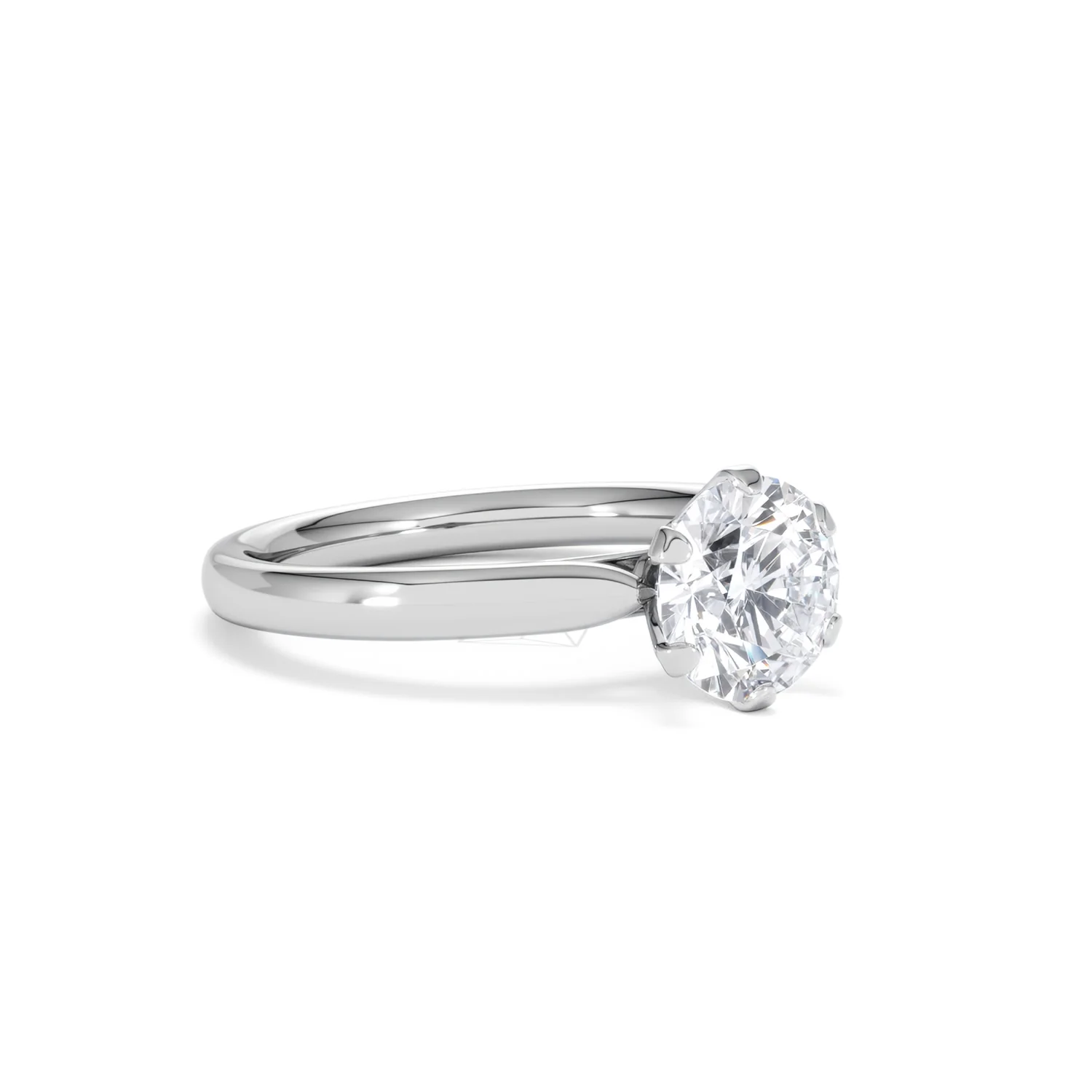 1.5ct Diamond Engagement Ring Low Set Chloe Lab F/VS1 Platinum - Image 16