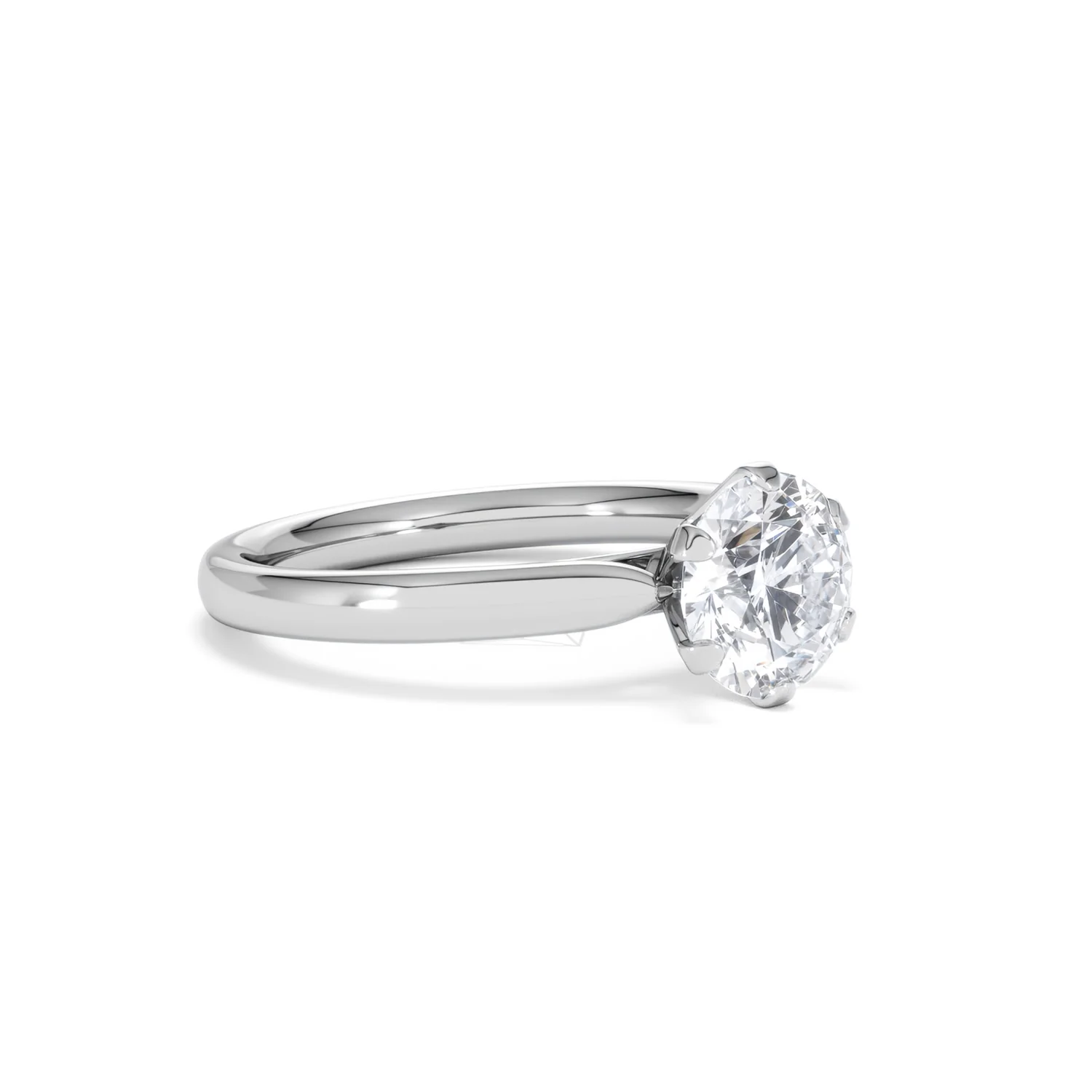 1.5ct Diamond Engagement Ring Low Set Chloe Lab F/VS1 Platinum - Image 17