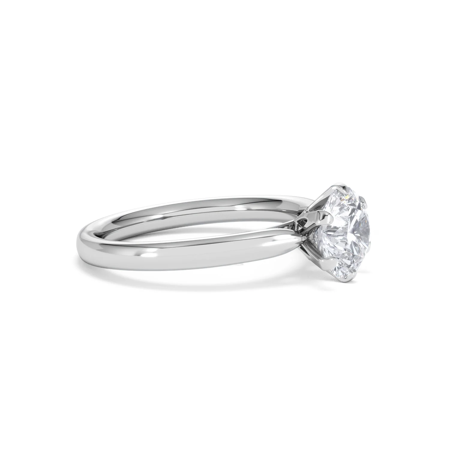 1.5ct Diamond Engagement Ring Low Set Chloe Lab F/VS1 Platinum - Image 21