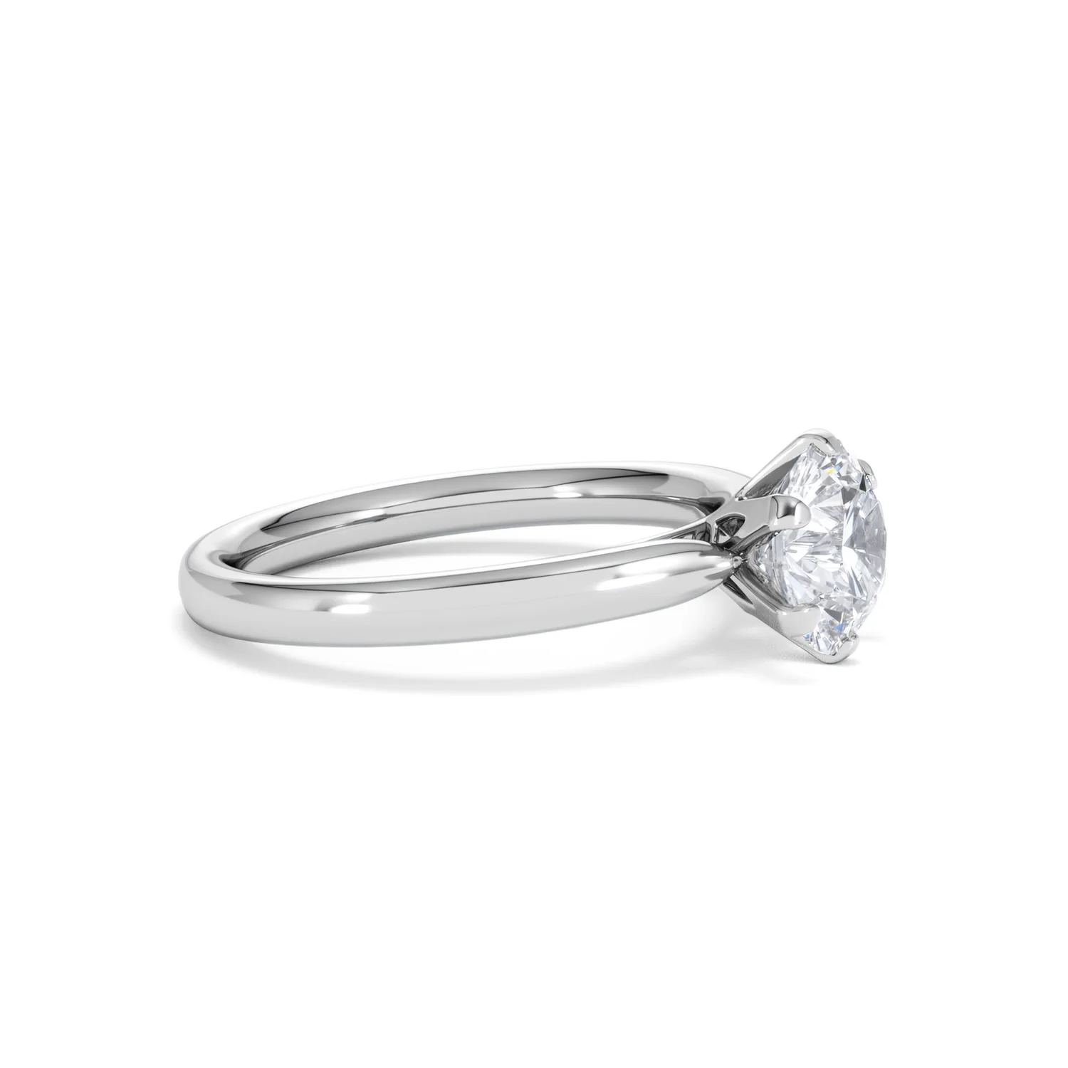 1.5ct Diamond Engagement Ring Low Set Chloe Lab F/VS1 Platinum - Image 22