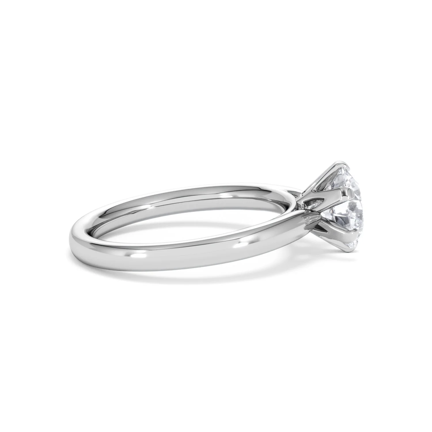 1.5ct Diamond Engagement Ring Low Set Chloe Lab F/VS1 Platinum - Image 28