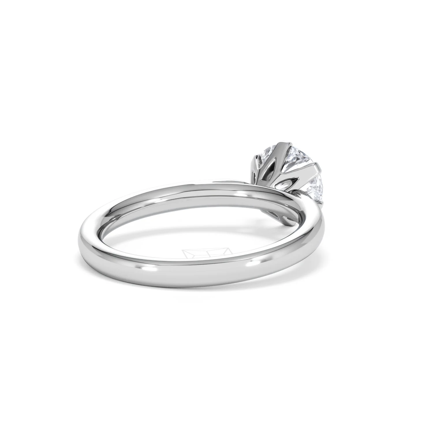 1.5ct Diamond Engagement Ring Low Set Chloe Lab F/VS1 Platinum - Image 40