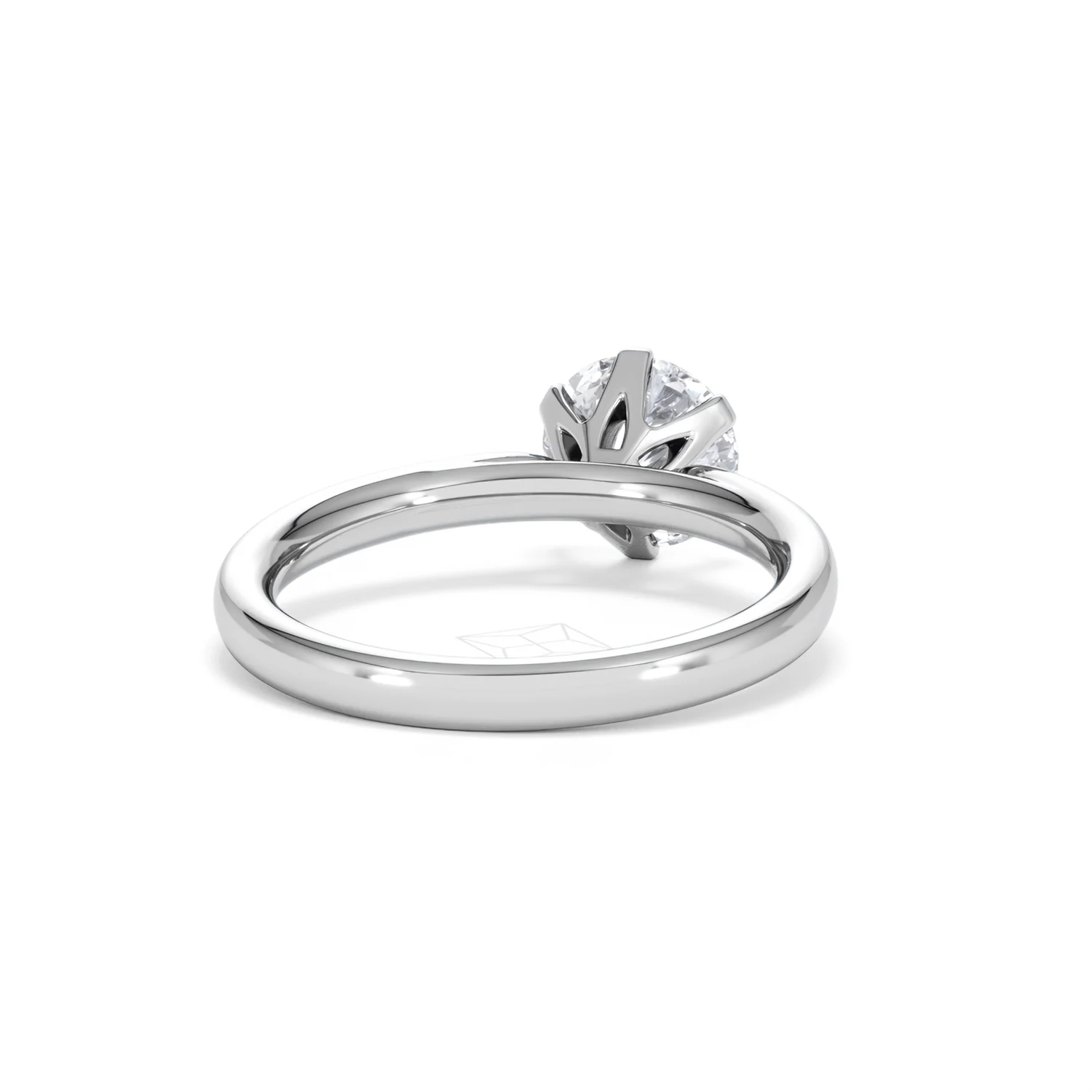 1.5ct Diamond Engagement Ring Low Set Chloe Lab F/VS1 Platinum - Image 44