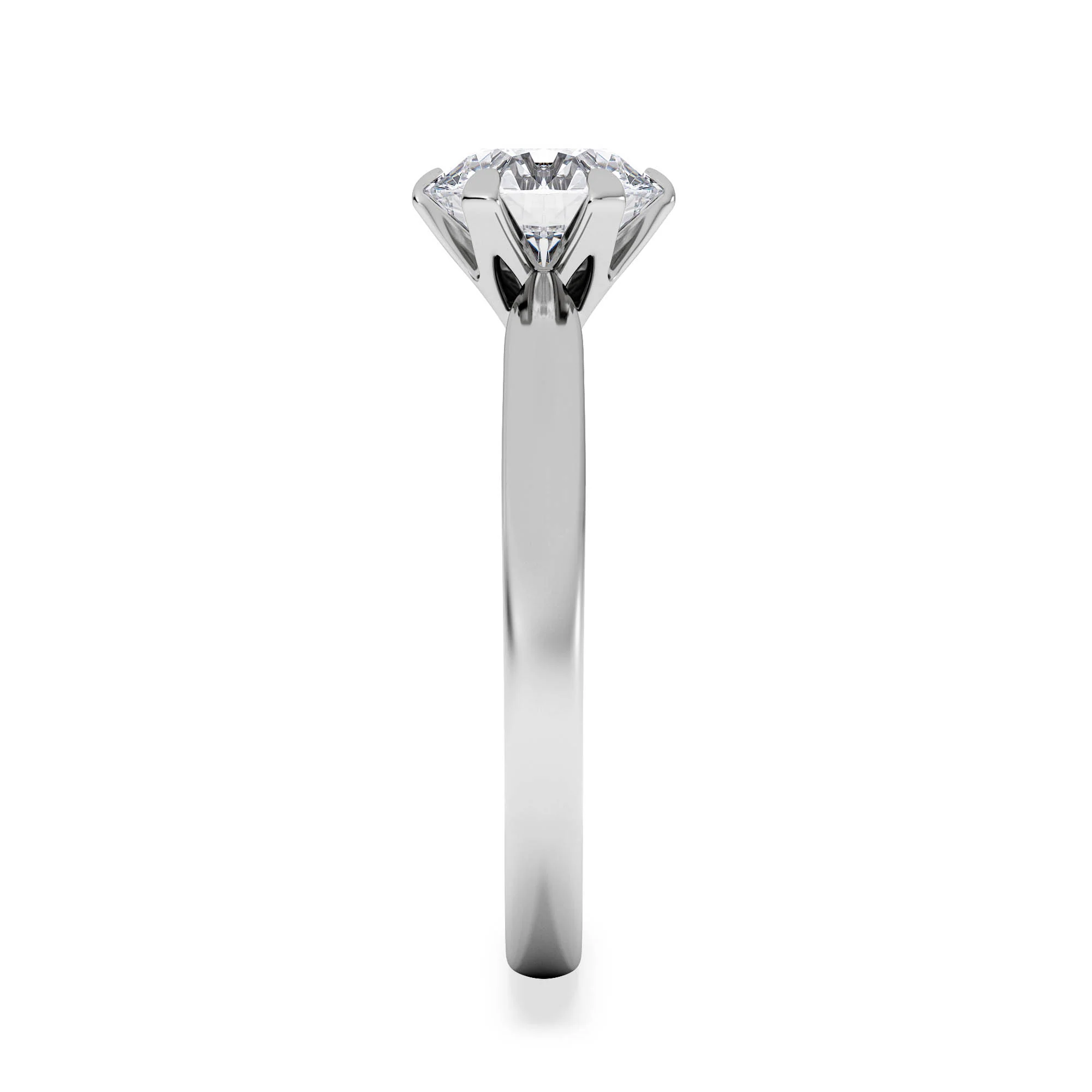 1.5ct Diamond Engagement Ring Low Set Chloe Lab F/VS1 Platinum - Image 5