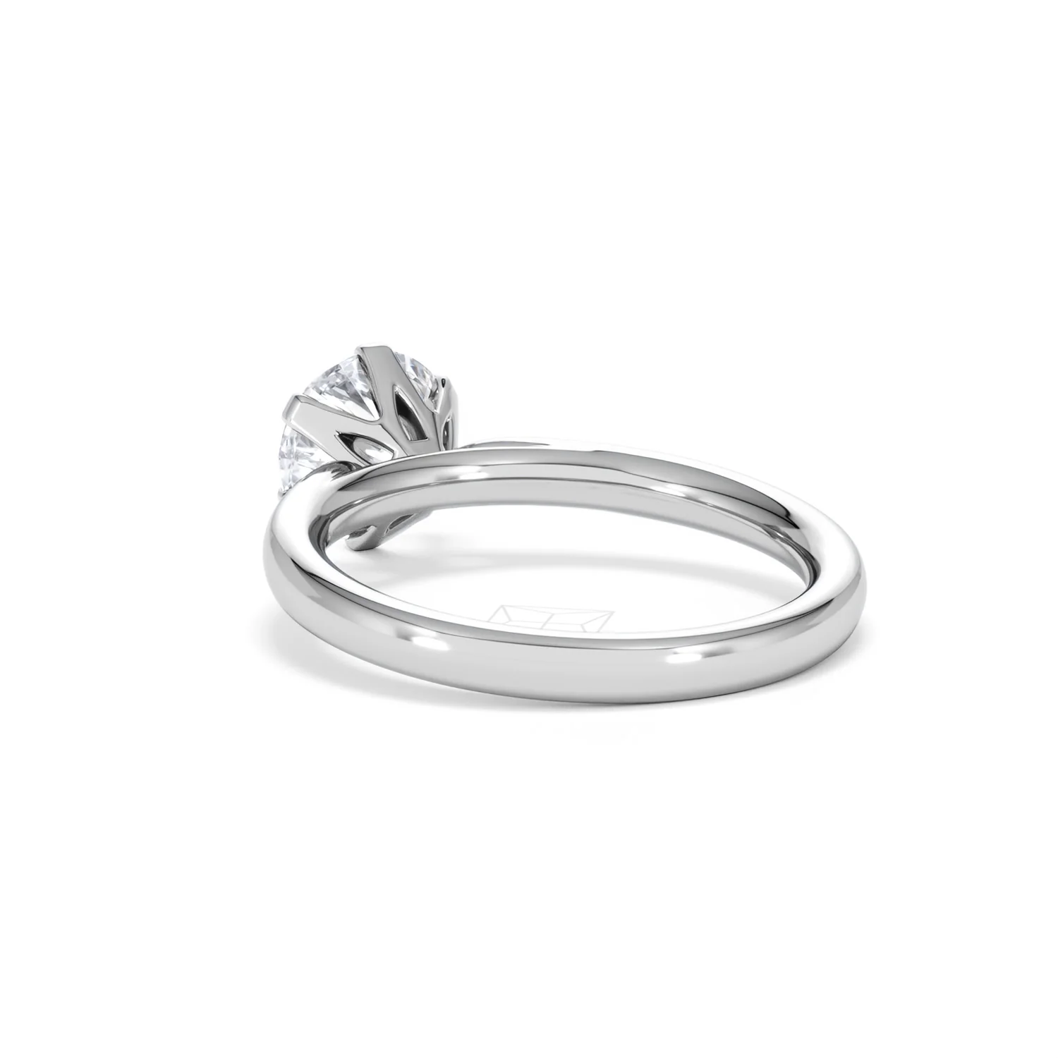 1.5ct Diamond Engagement Ring Low Set Chloe Lab F/VS1 Platinum - Image 55