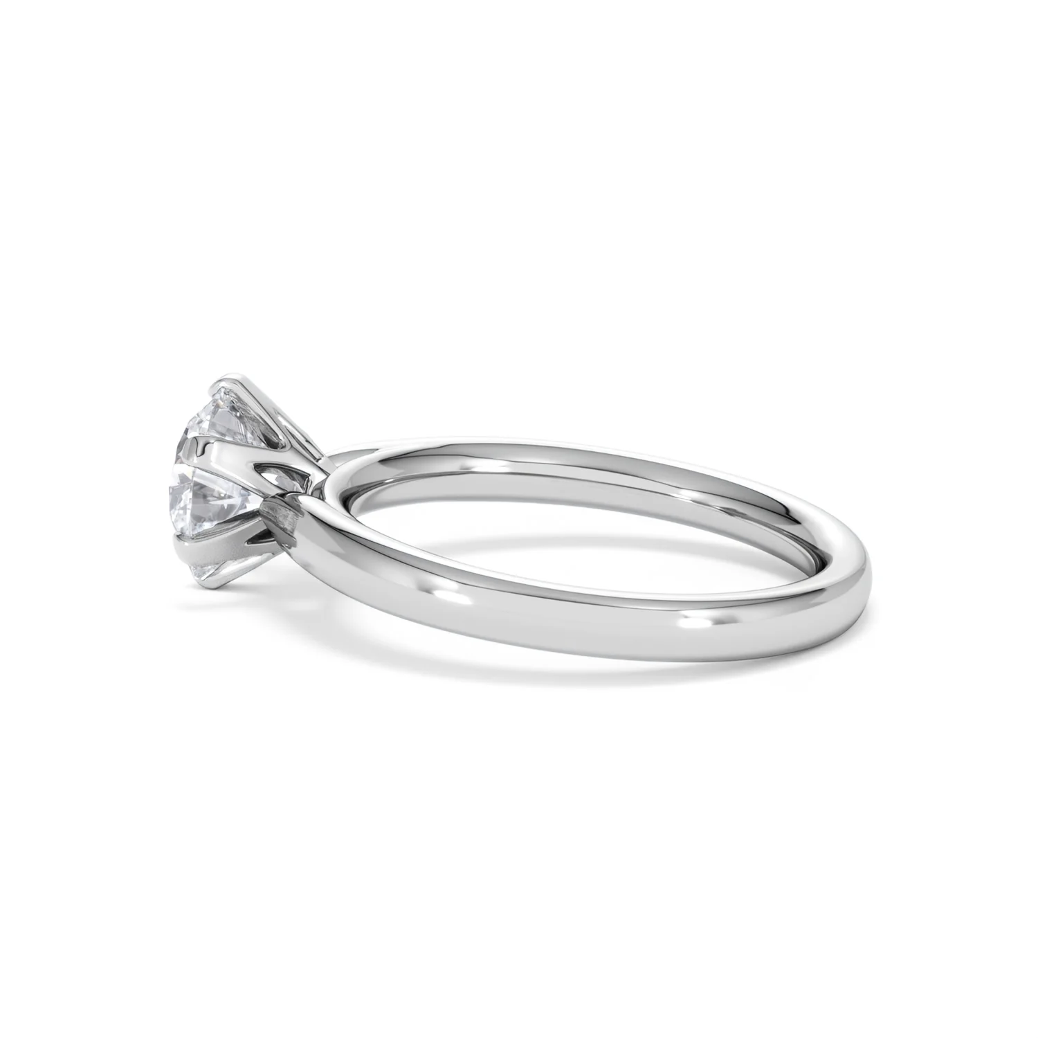 1.5ct Diamond Engagement Ring Low Set Chloe Lab F/VS1 Platinum - Image 65