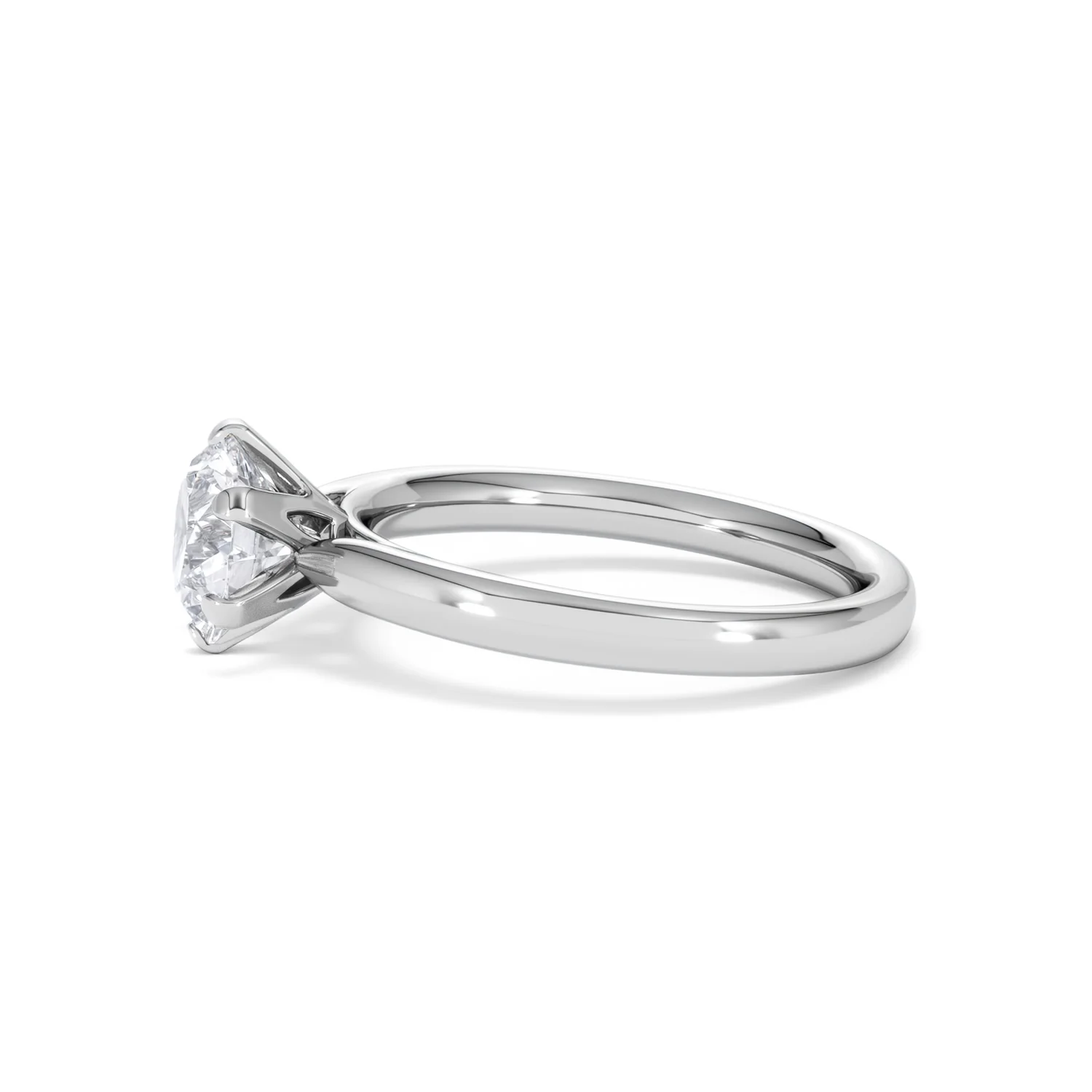 1.5ct Diamond Engagement Ring Low Set Chloe Lab F/VS1 Platinum - Image 70