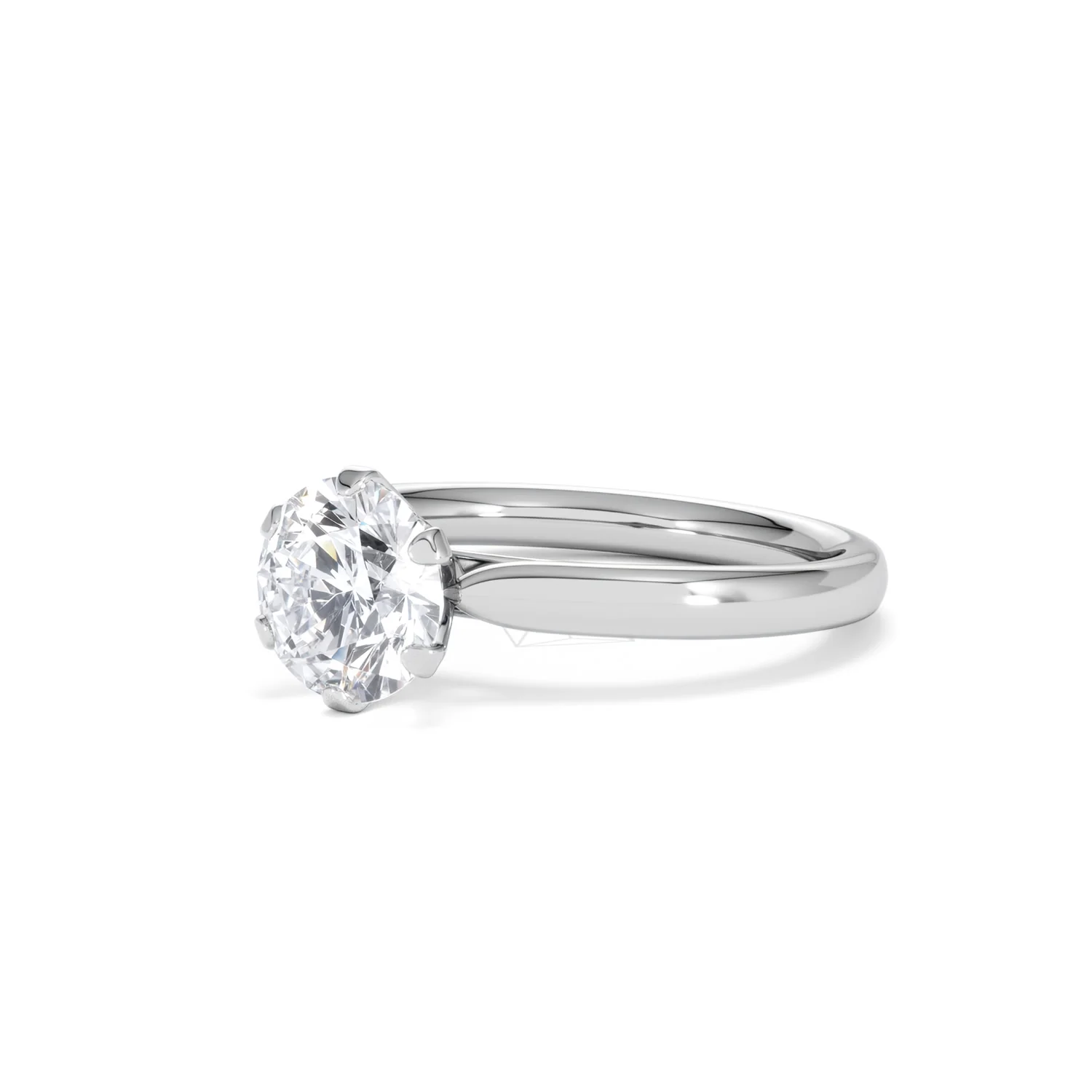 1.5ct Diamond Engagement Ring Low Set Chloe Lab F/VS1 Platinum - Image 80