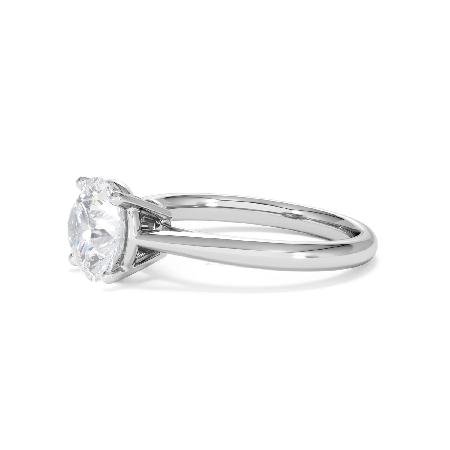 2 Carat Diamond Engagement Ring Elysia Lab F/VS1 18K White Gold - Image 74