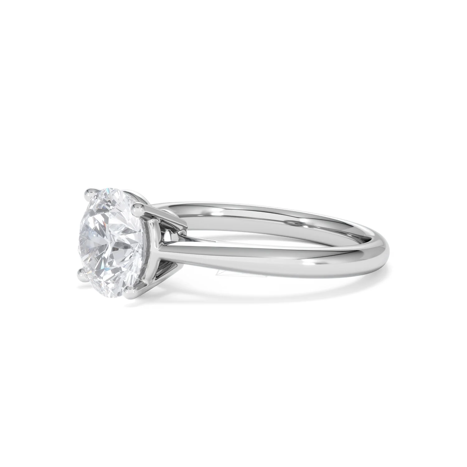 2 Carat Diamond Engagement Ring Elysia Lab F/VS1 18K White Gold - Image 76