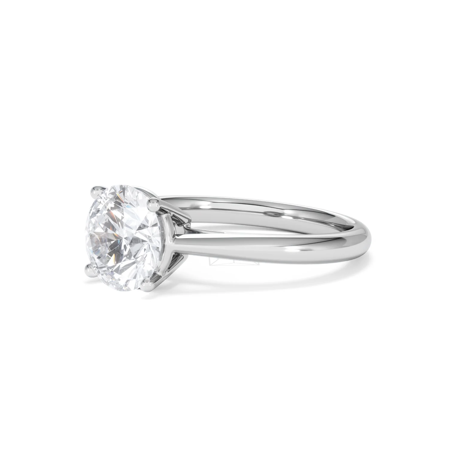 2 Carat Diamond Engagement Ring Elysia Lab F/VS1 18K White Gold - Image 78