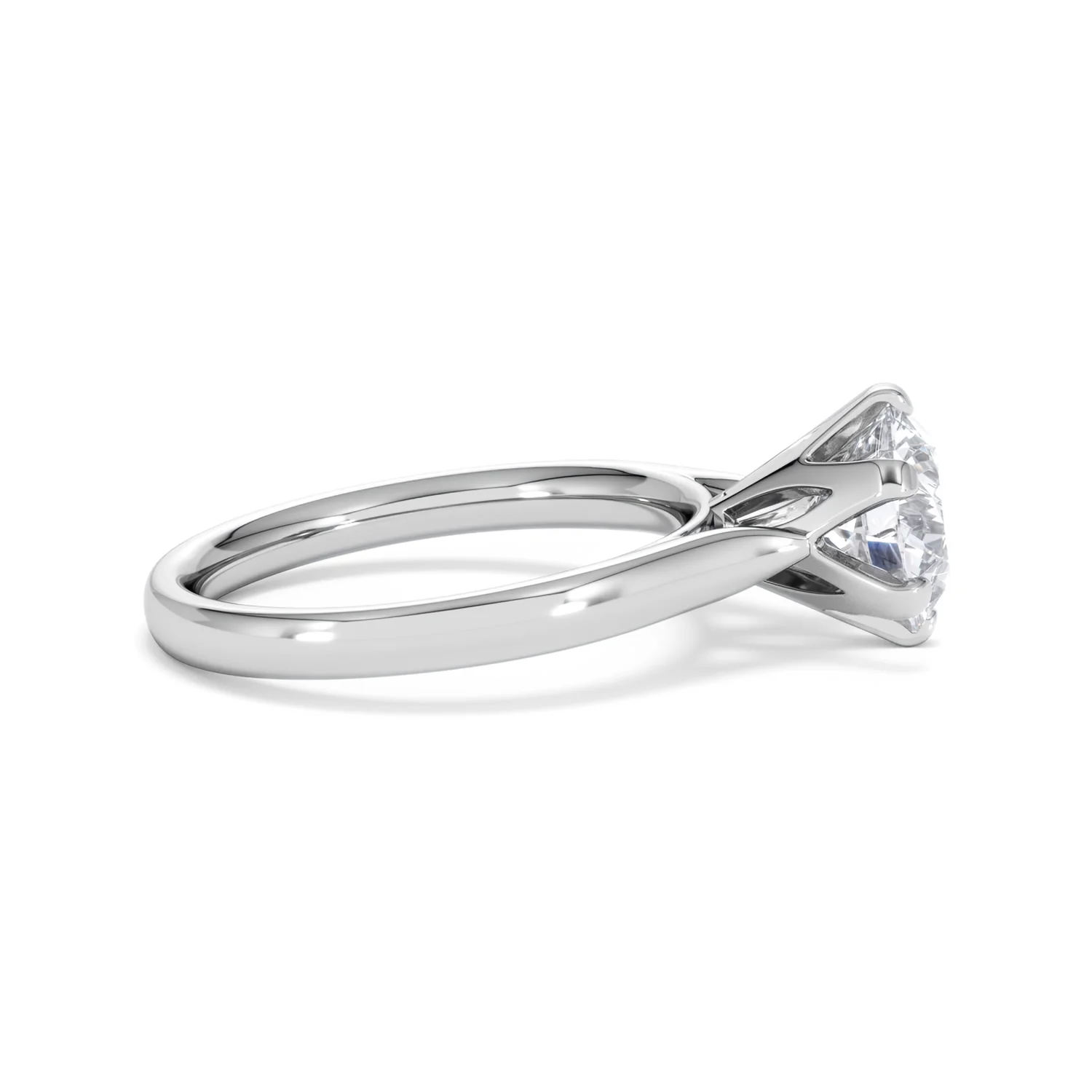 2 Carat Diamond Engagement Ring High Set Chloe Lab F/VS1 Platinum - Image 27