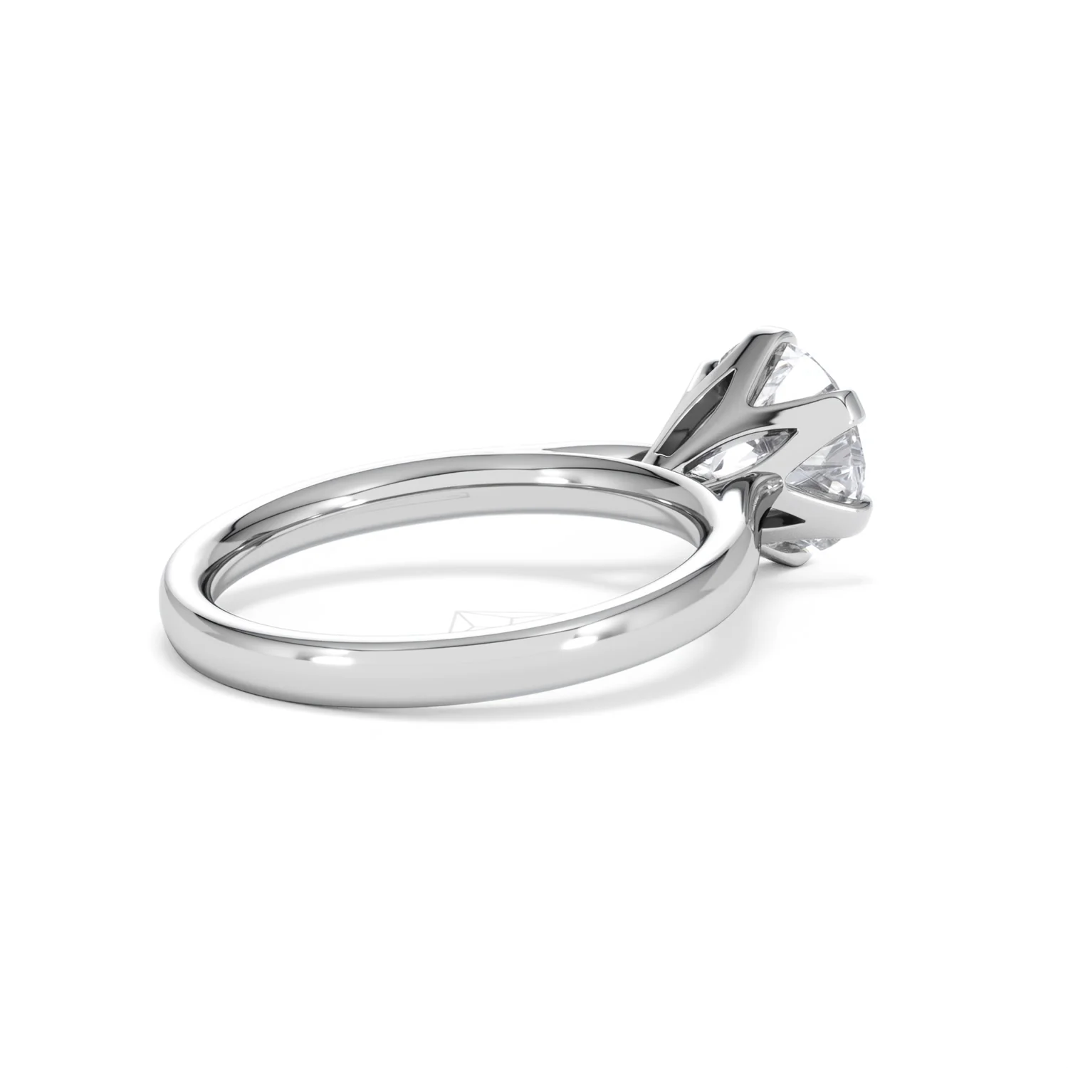 2 Carat Diamond Engagement Ring High Set Chloe Lab F/VS1 Platinum - Image 37