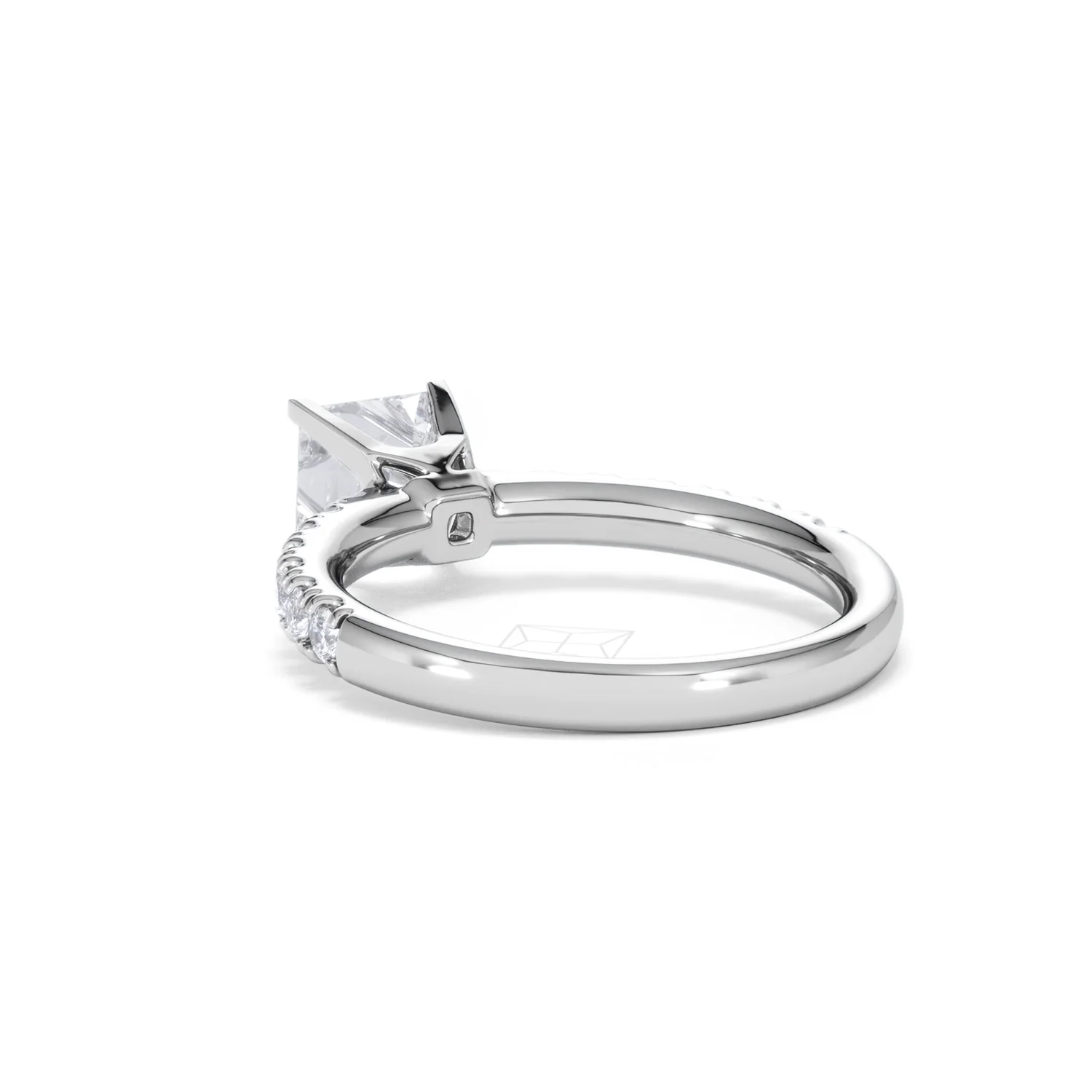 2.60ct Katerina Lab Princess Diamond Engagement Ring 18KW Gold F/VS1 - Image 136