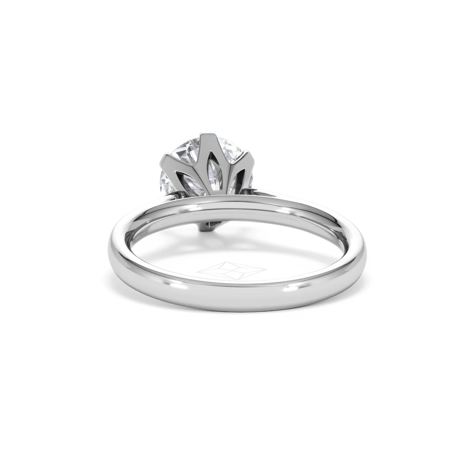 2 Ct Diamond Engagement Ring High Set Chloe Lab F/VS1 18K White Gold - Image 50