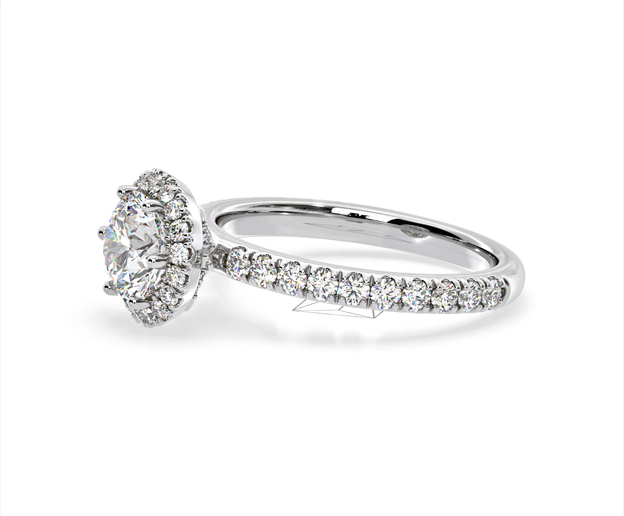 Alessandra GIA Diamond Engagement Ring Platinum 1.60CT G/VS2 - Image 21