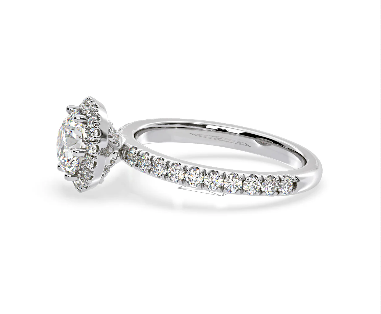 Alessandra GIA Diamond Engagement Ring Platinum 1.60CT G/VS2 - Image 24