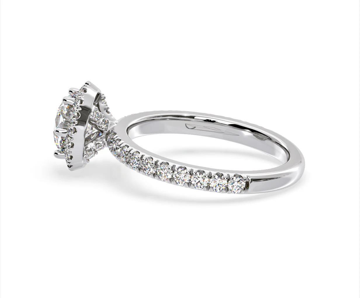 Alessandra GIA Diamond Engagement Ring Platinum 1.60CT G/VS2 - Image 29