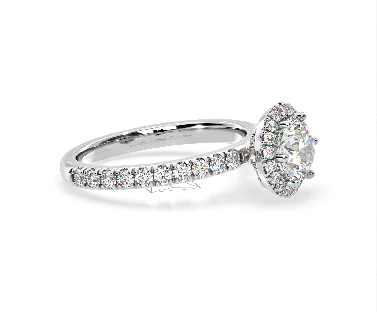 Alessandra GIA Diamond Engagement Ring Platinum 1.60CT G/VS2 - Image 72