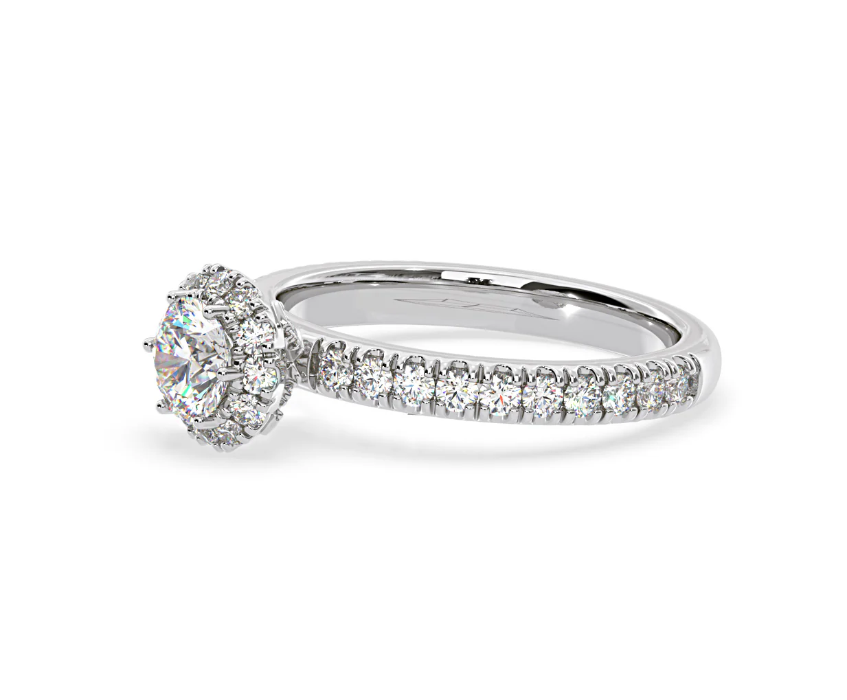 Alessandra GIA Diamond Engagement Ring Platinum 1.35CT G/VS2 - Image 19