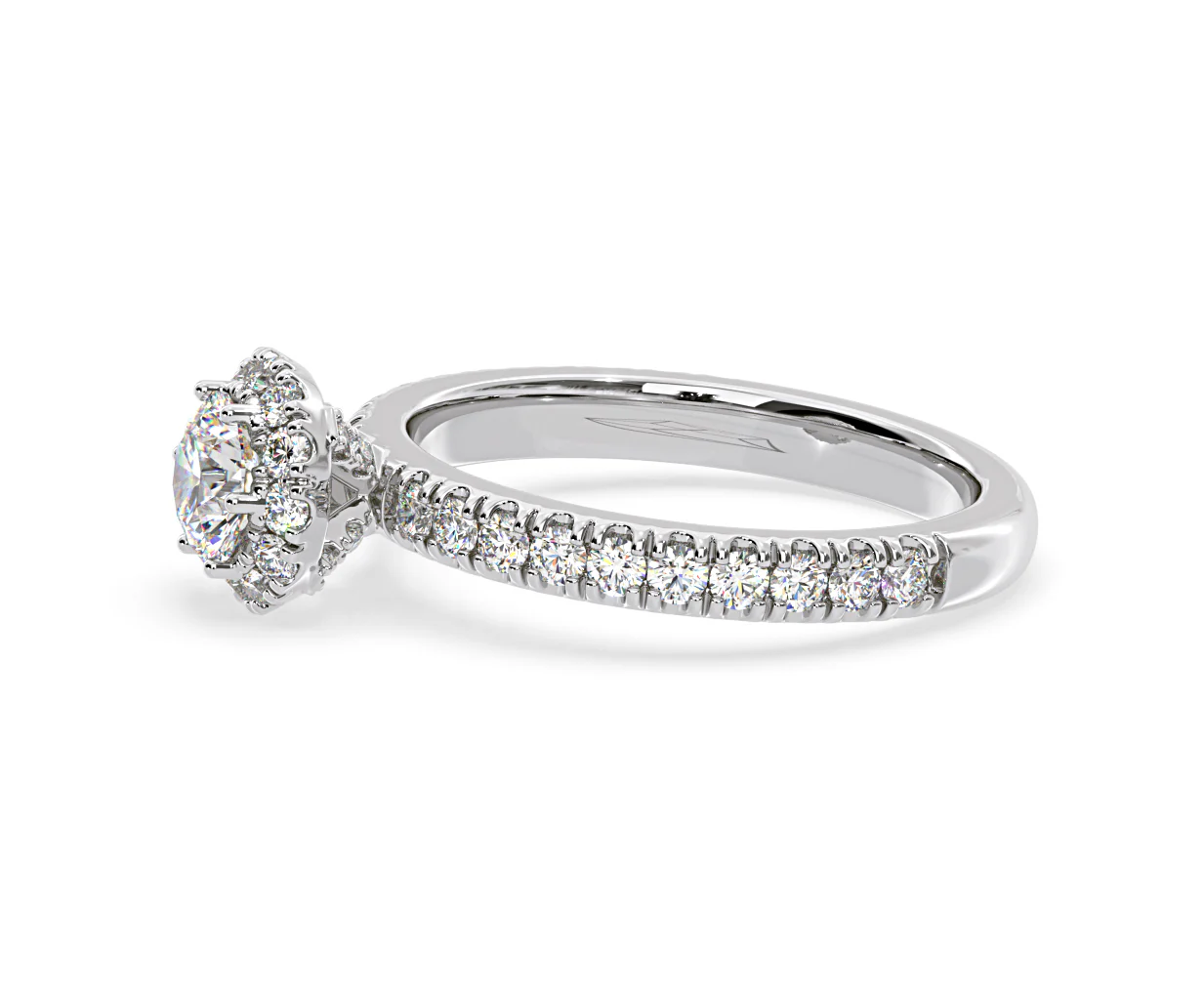 Alessandra GIA Diamond Engagement Ring Platinum 1.35CT G/VS2 - Image 23