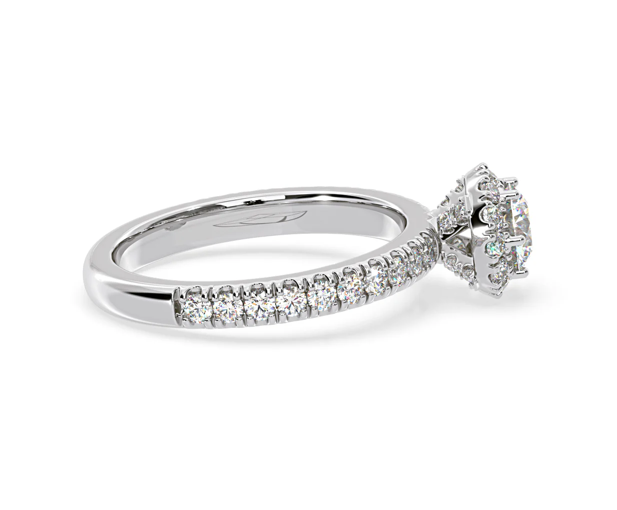 Alessandra GIA Diamond Engagement Ring Platinum 1.35CT G/VS2 - Image 66