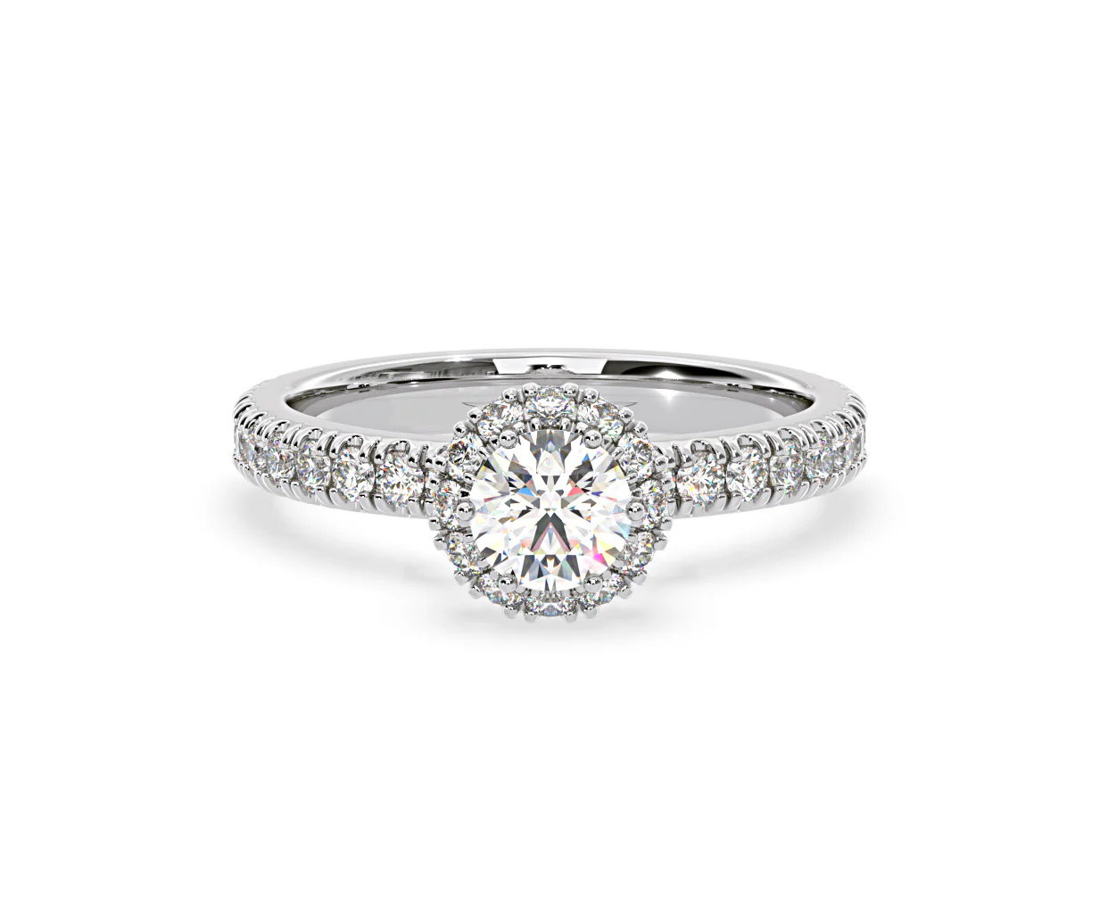 Alessandra GIA Diamond Engagement Ring Platinum 1.35CT G/VS2 - Image 86