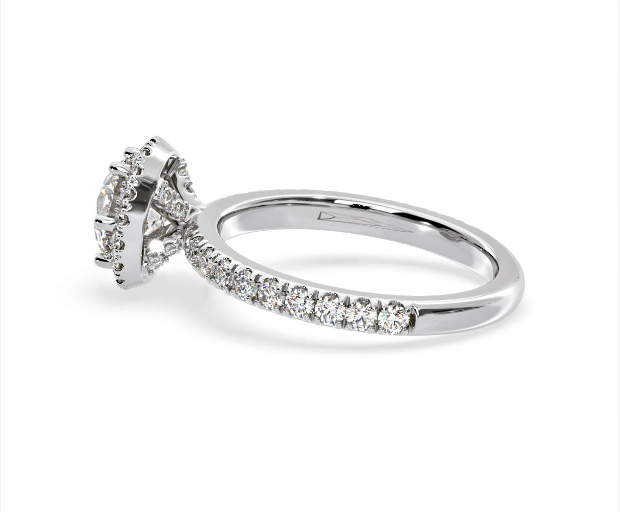 Alessandra GIA Diamond Engagement Ring Platinum 1.70CT G/VS2 - Image 30