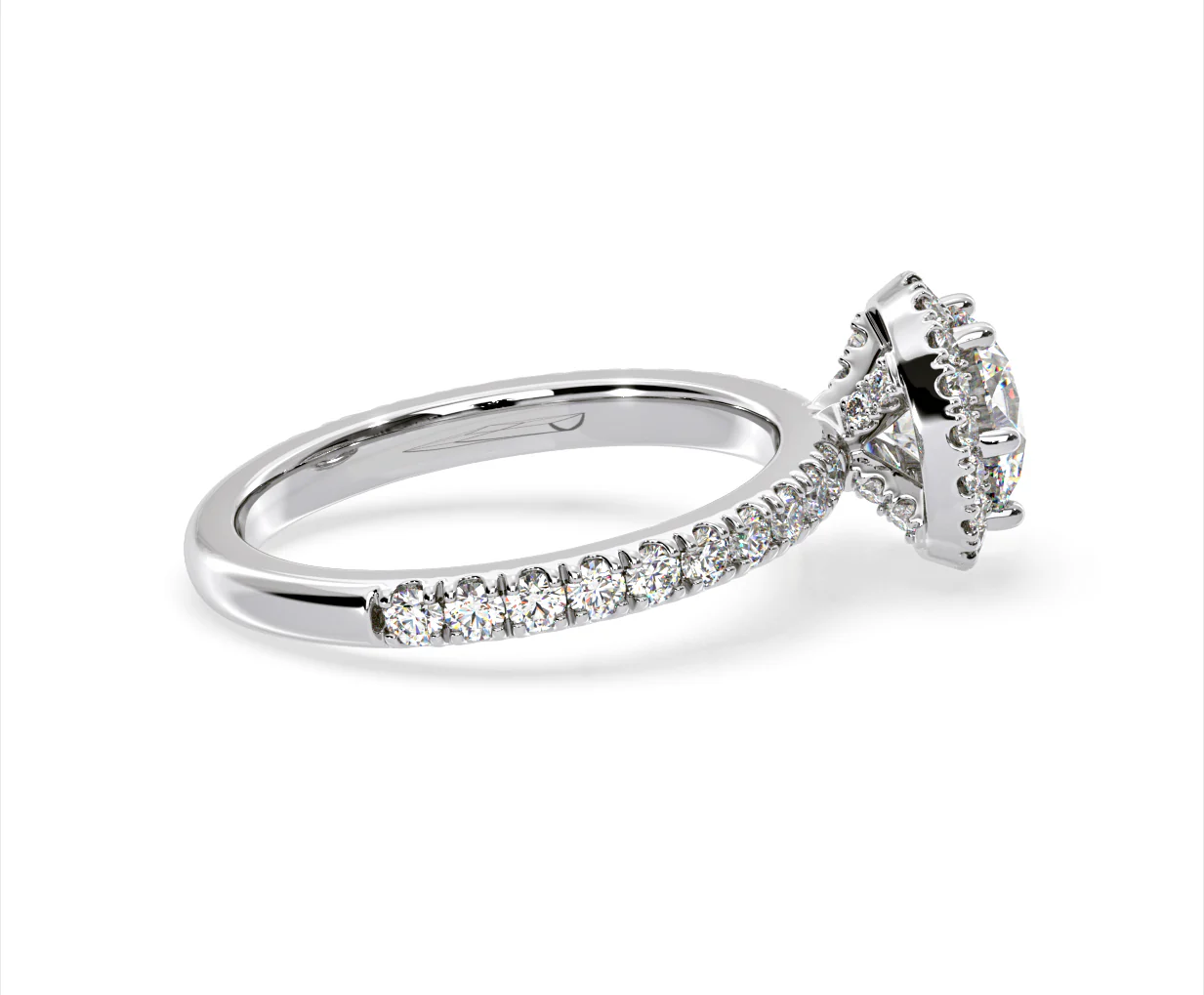Alessandra GIA Diamond Engagement Ring Platinum 1.70CT G/VS2 - Image 64