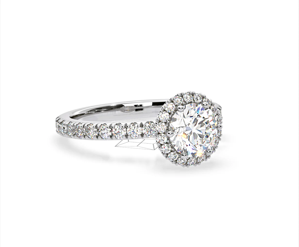 Alessandra GIA Diamond Engagement Ring Platinum 1.70CT G/VS2 - Image 80